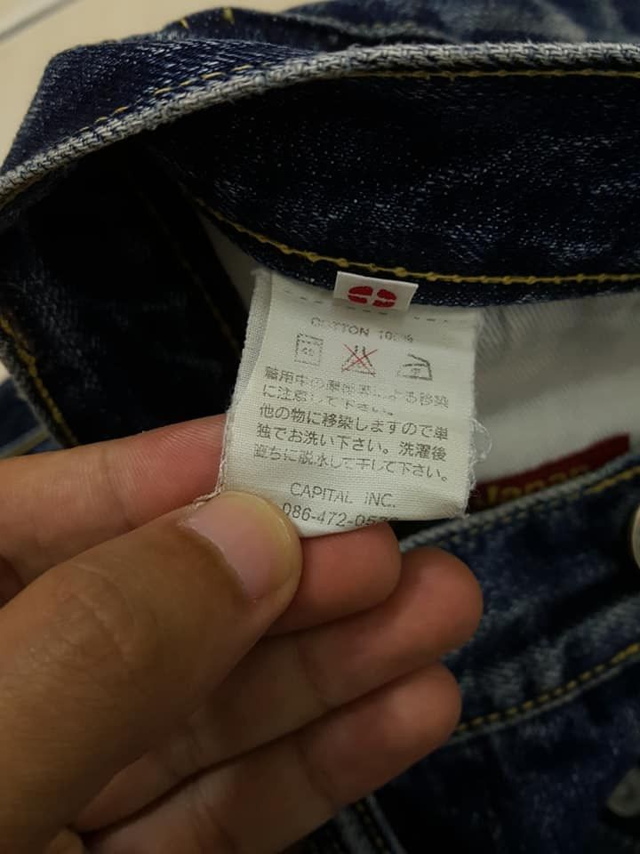 Kapital Kapital Denim Selvedge Redline Jeans (RARE/hard to find) Size US 31 - 12 Thumbnail