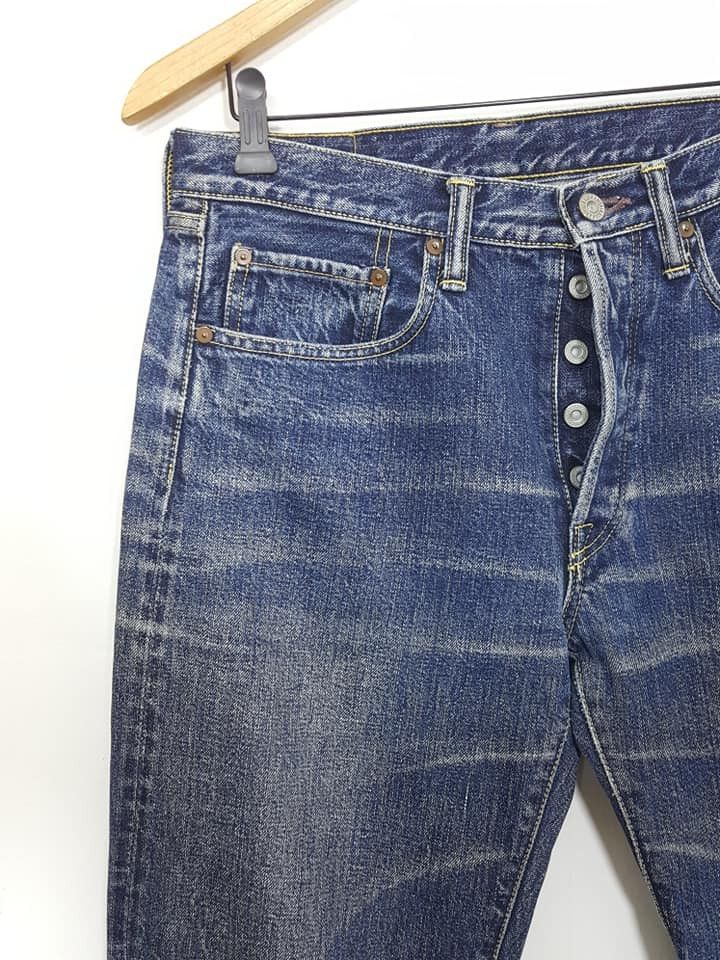 Kapital Kapital Denim Selvedge Redline Jeans (RARE/hard to find) Size US 31 - 22 Thumbnail
