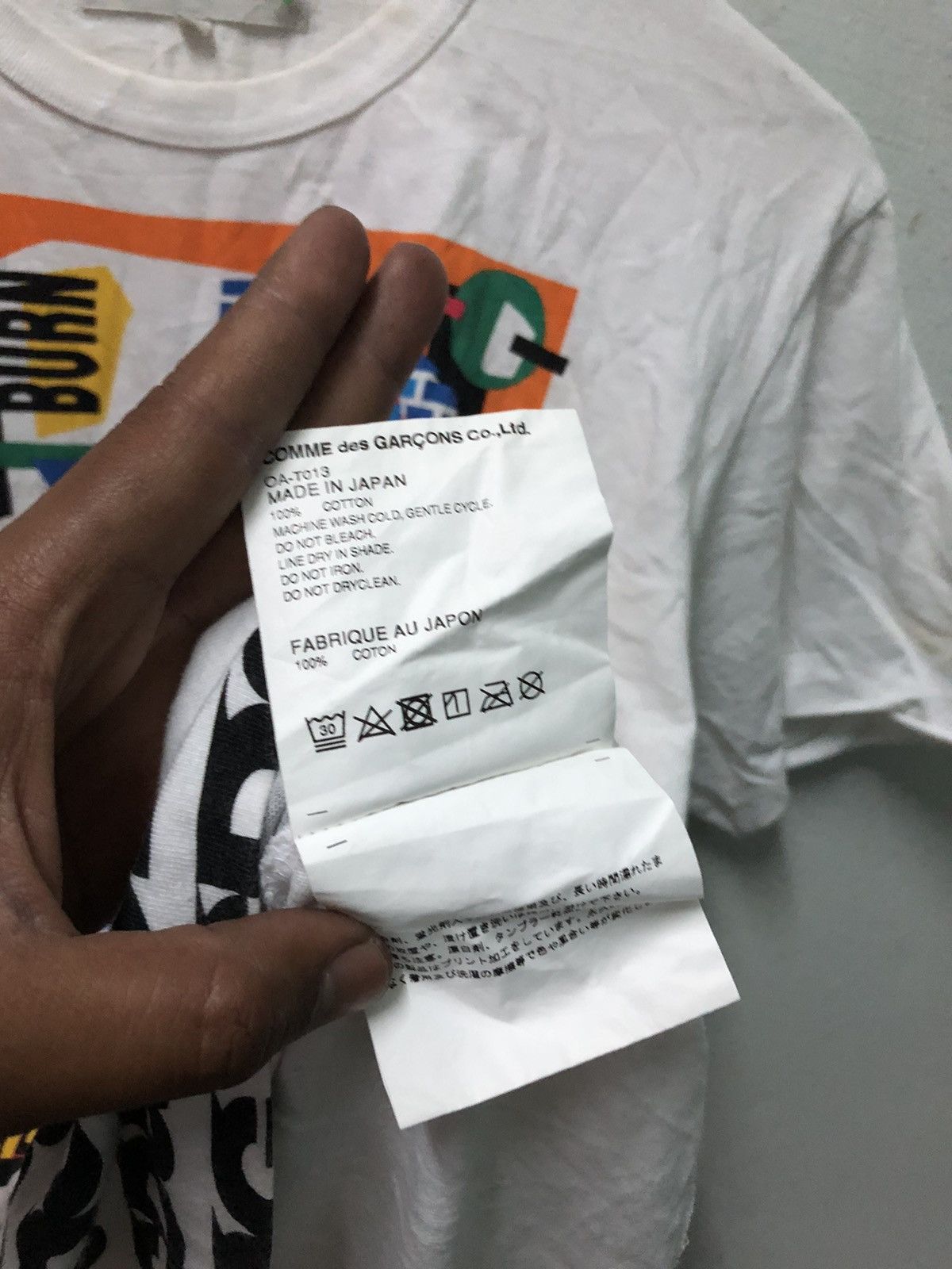 CDG by Comme des Garcons CDG CDG CDG T-SHIRT NICE PRINT Size US M / EU 48-50 / 2 - 8 Thumbnail