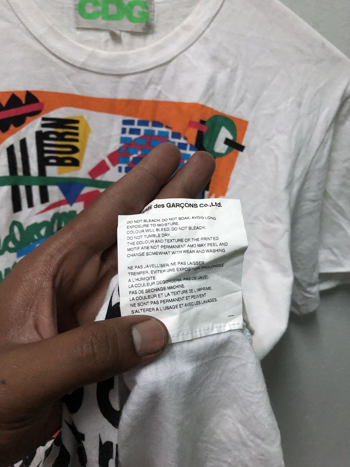 CDG by Comme des Garcons CDG CDG CDG T-SHIRT NICE PRINT Size US M / EU 48-50 / 2 - 9 Thumbnail