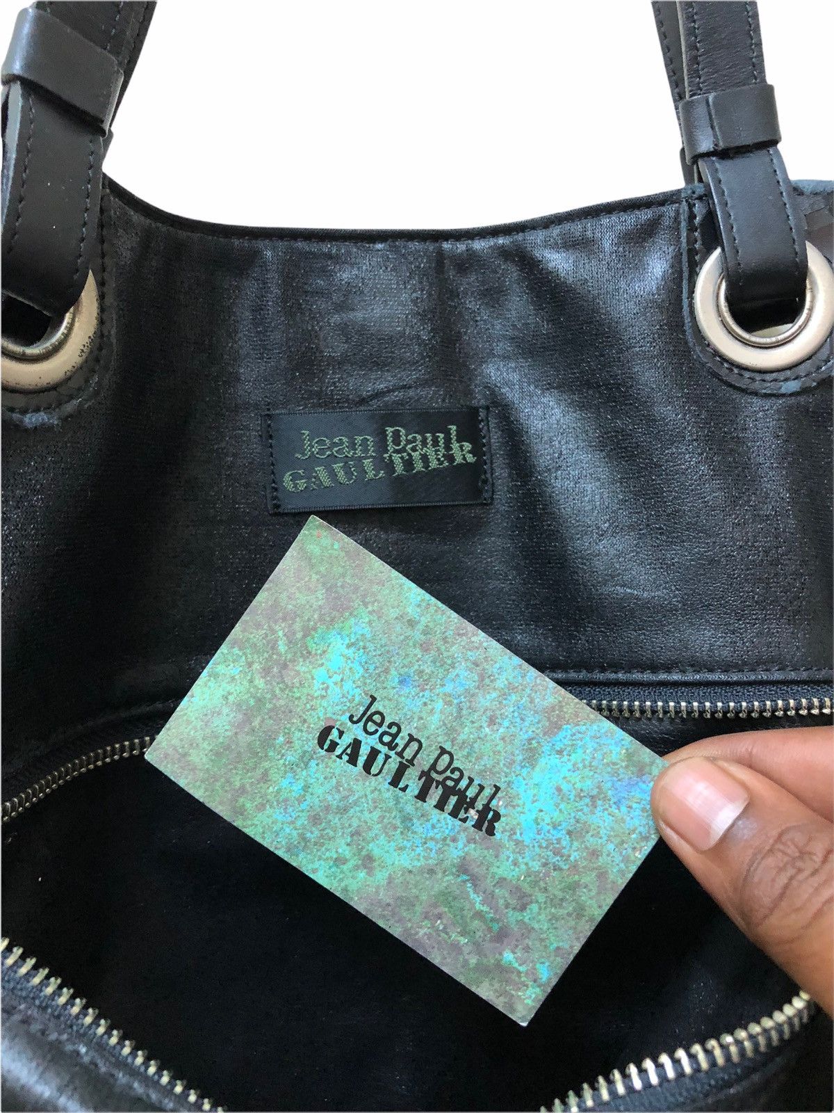 Jean Paul Gaultier JEAN PAUL GAULTIER HEART & DRAGON RIVERSIBLE TOTE BAG Size ONE SIZE - 4 Thumbnail
