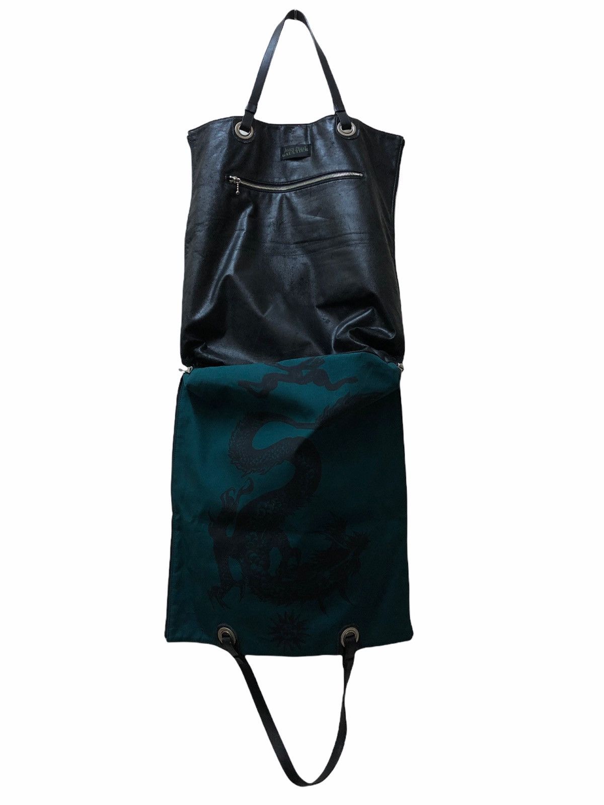 Jean Paul Gaultier JEAN PAUL GAULTIER HEART & DRAGON RIVERSIBLE TOTE BAG Size ONE SIZE - 9 Thumbnail