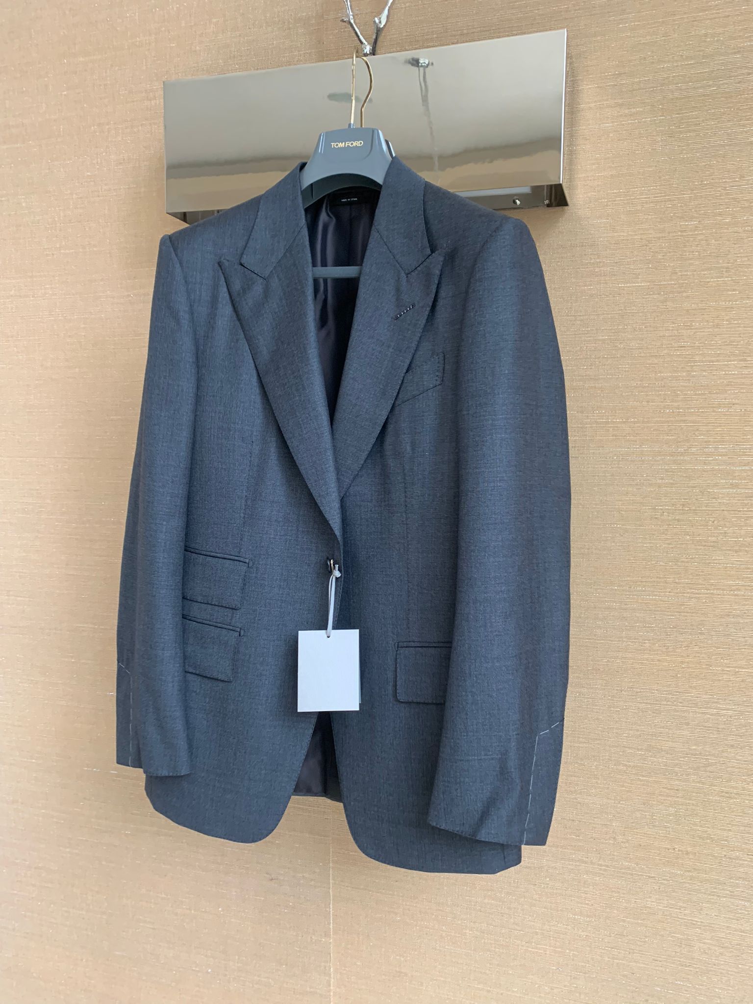 Tom Ford Windsor Blazer Jacket in Grey Size US M / EU 48-50 / 2 - 13 Thumbnail