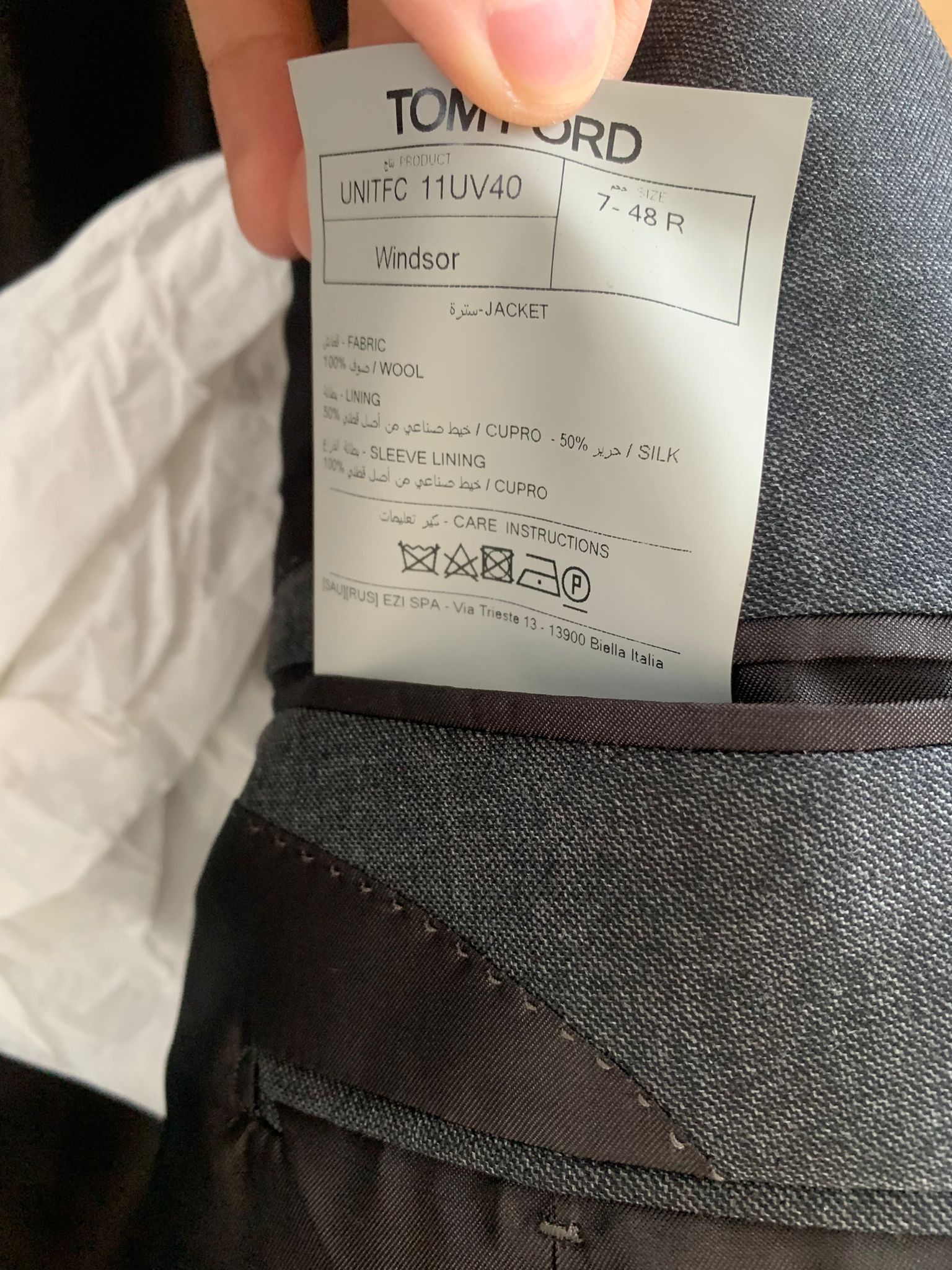 Tom Ford Windsor Blazer Jacket in Grey Size US M / EU 48-50 / 2 - 14 Thumbnail
