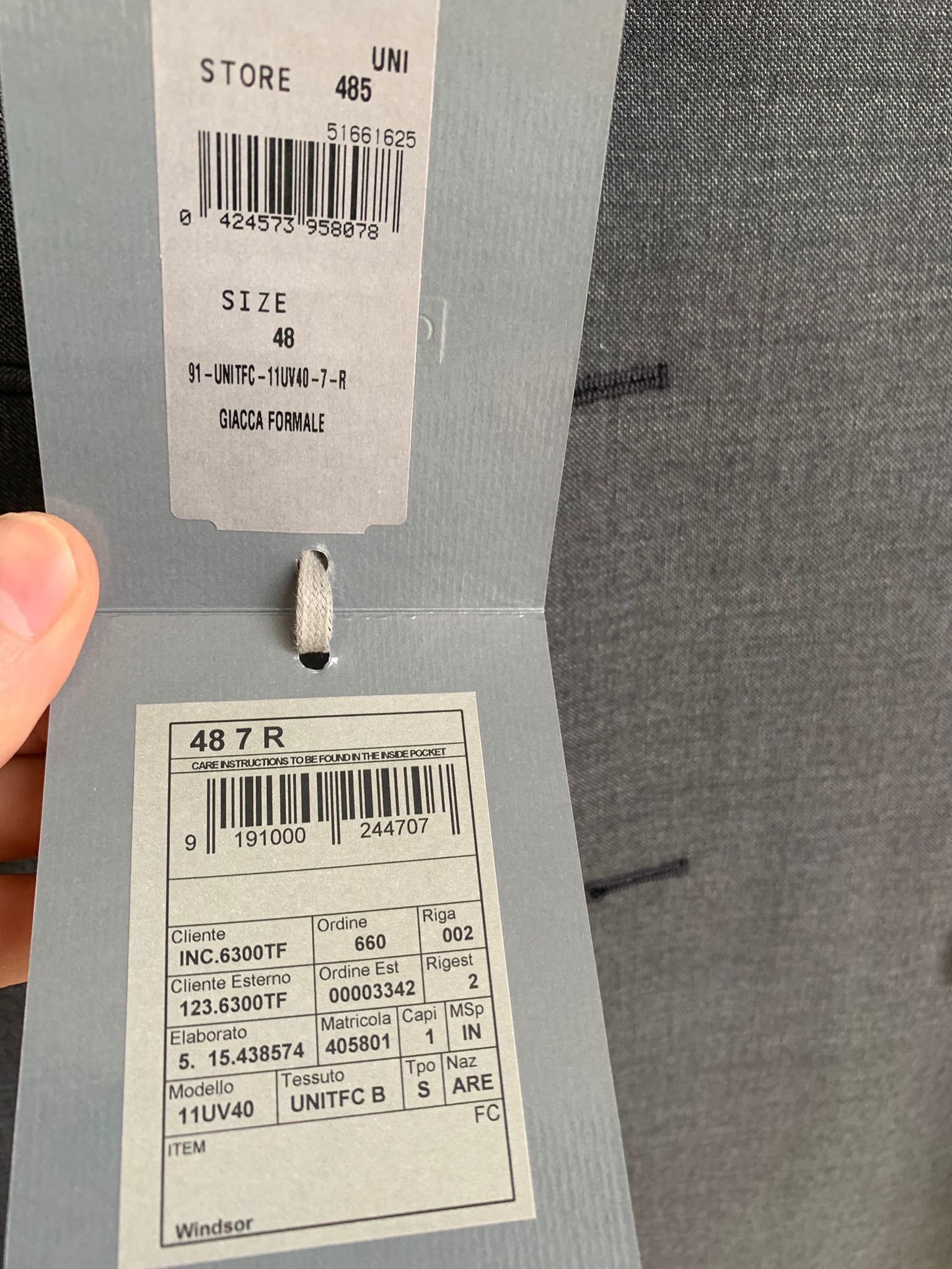Tom Ford Windsor Blazer Jacket in Grey Size US M / EU 48-50 / 2 - 12 Thumbnail