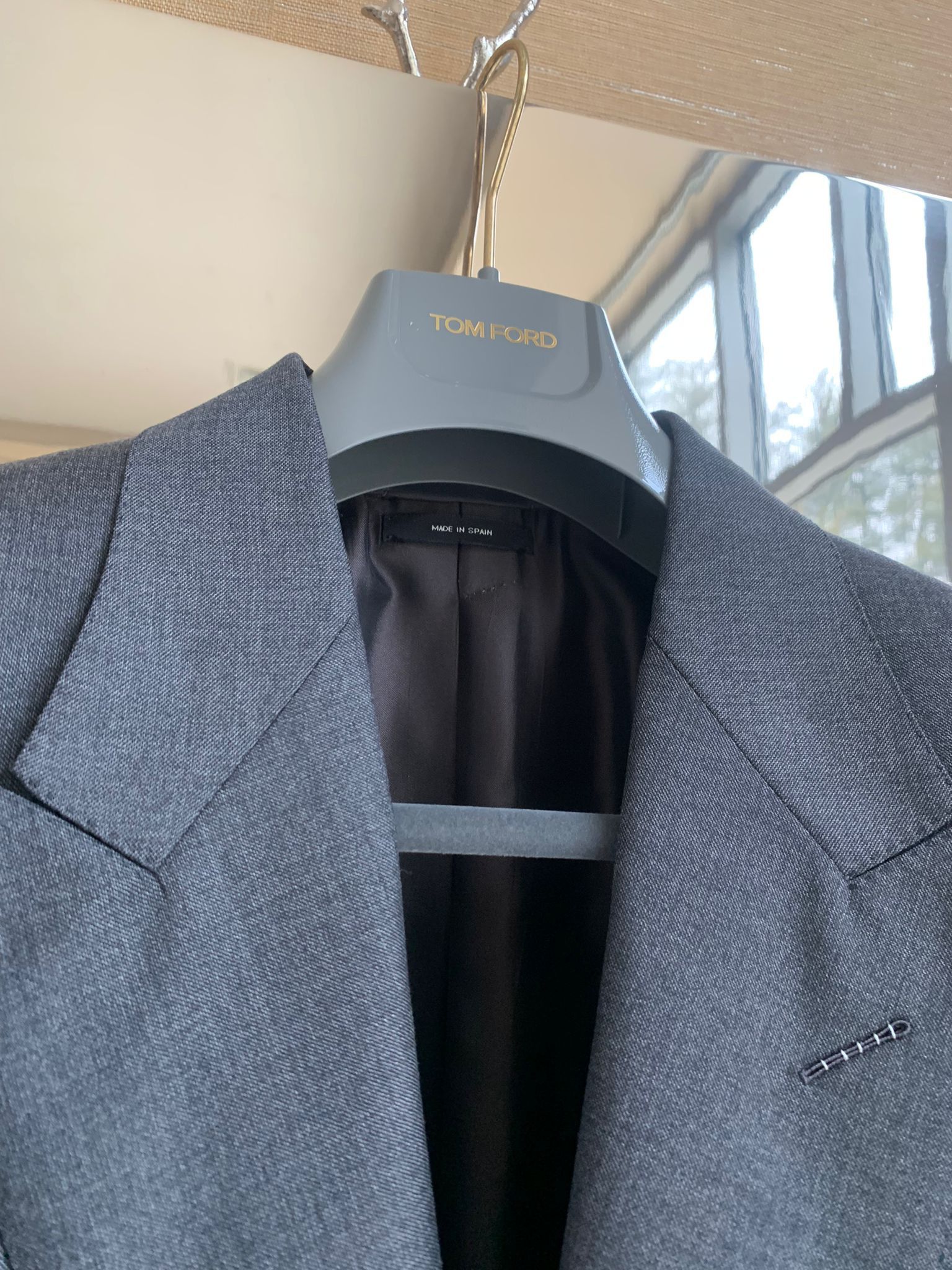 Tom Ford Windsor Blazer Jacket in Grey Size US M / EU 48-50 / 2 - 8 Thumbnail
