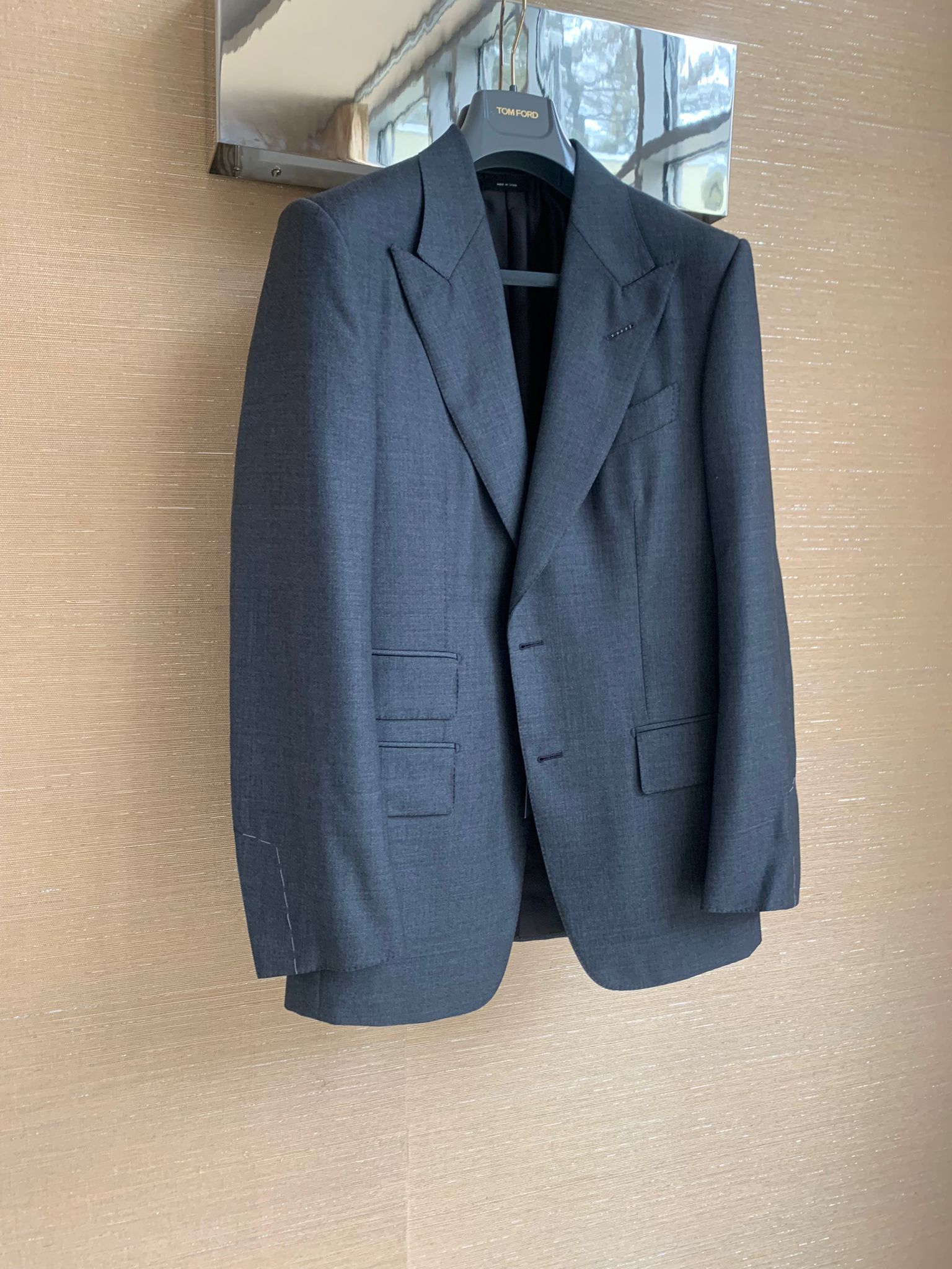 Tom Ford Windsor Blazer Jacket in Grey Size US M / EU 48-50 / 2 - 4 Thumbnail