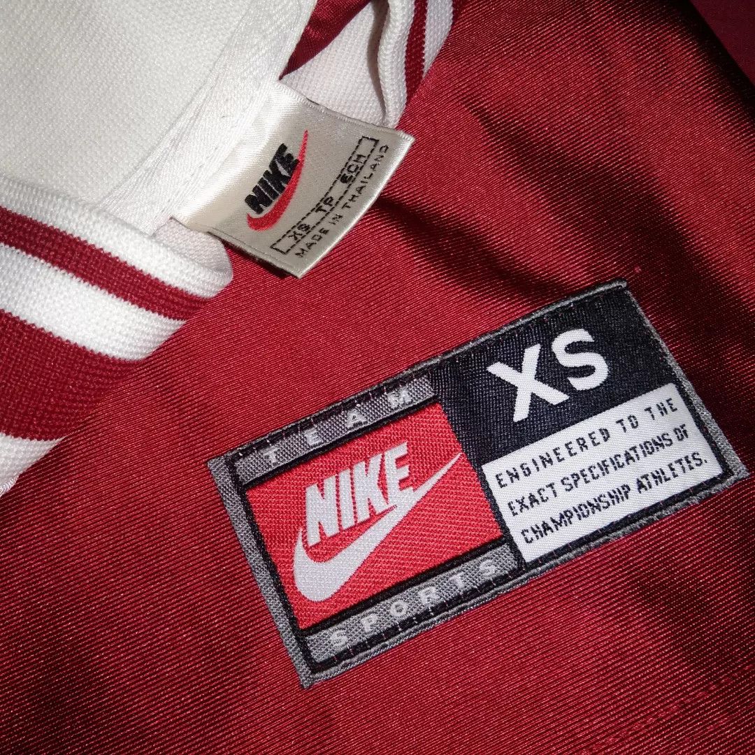 Nike VTG 90s Nike jersey 1/4 button V Neck ⚽🎾 Size US M / EU 48-50 / 2 - 2 Thumbnail