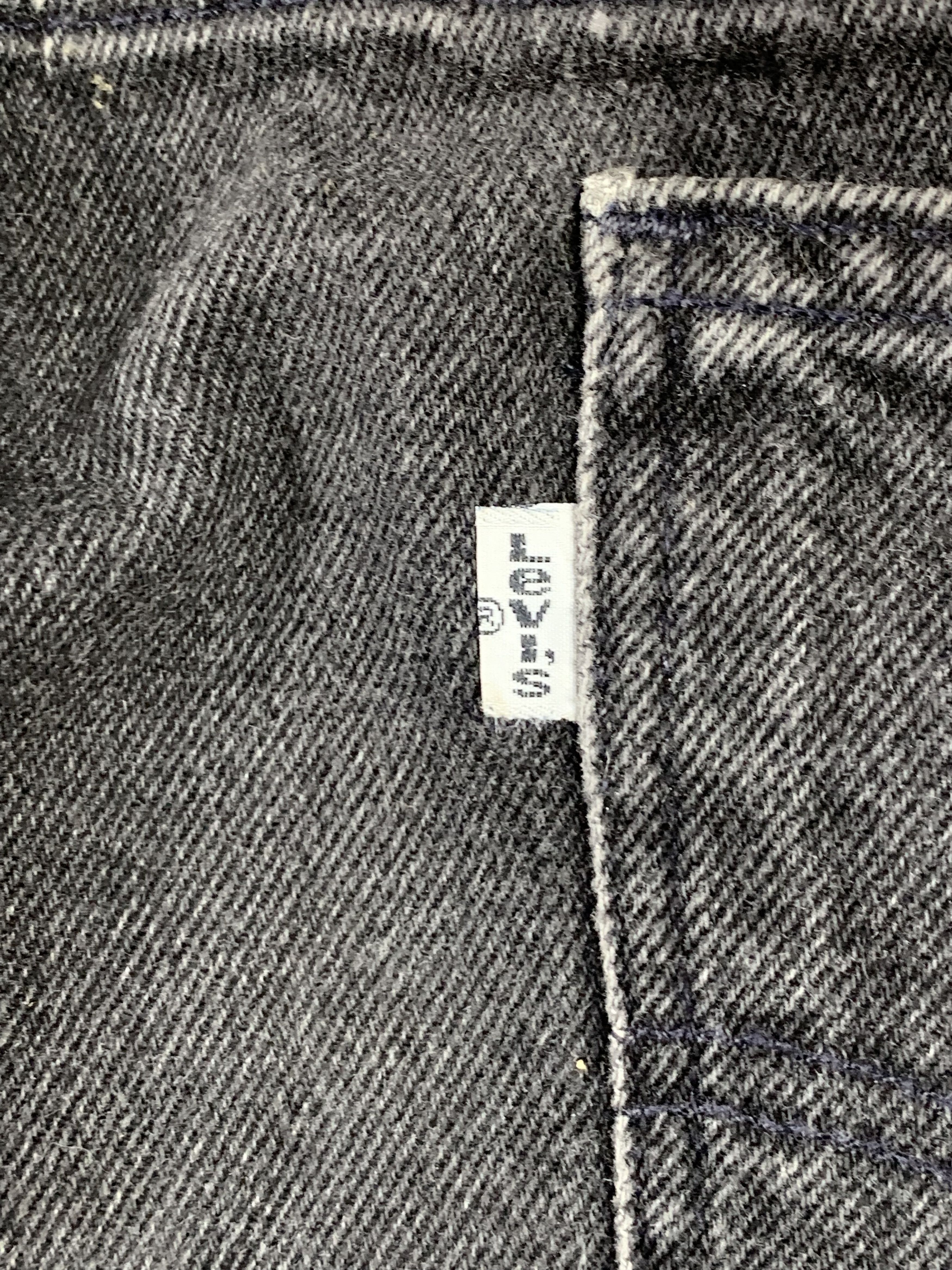 Levi's Vintage 90s Levis White Tab Black Jeans Oversized DP2137 Size US 42 / EU 58 - 15 Thumbnail