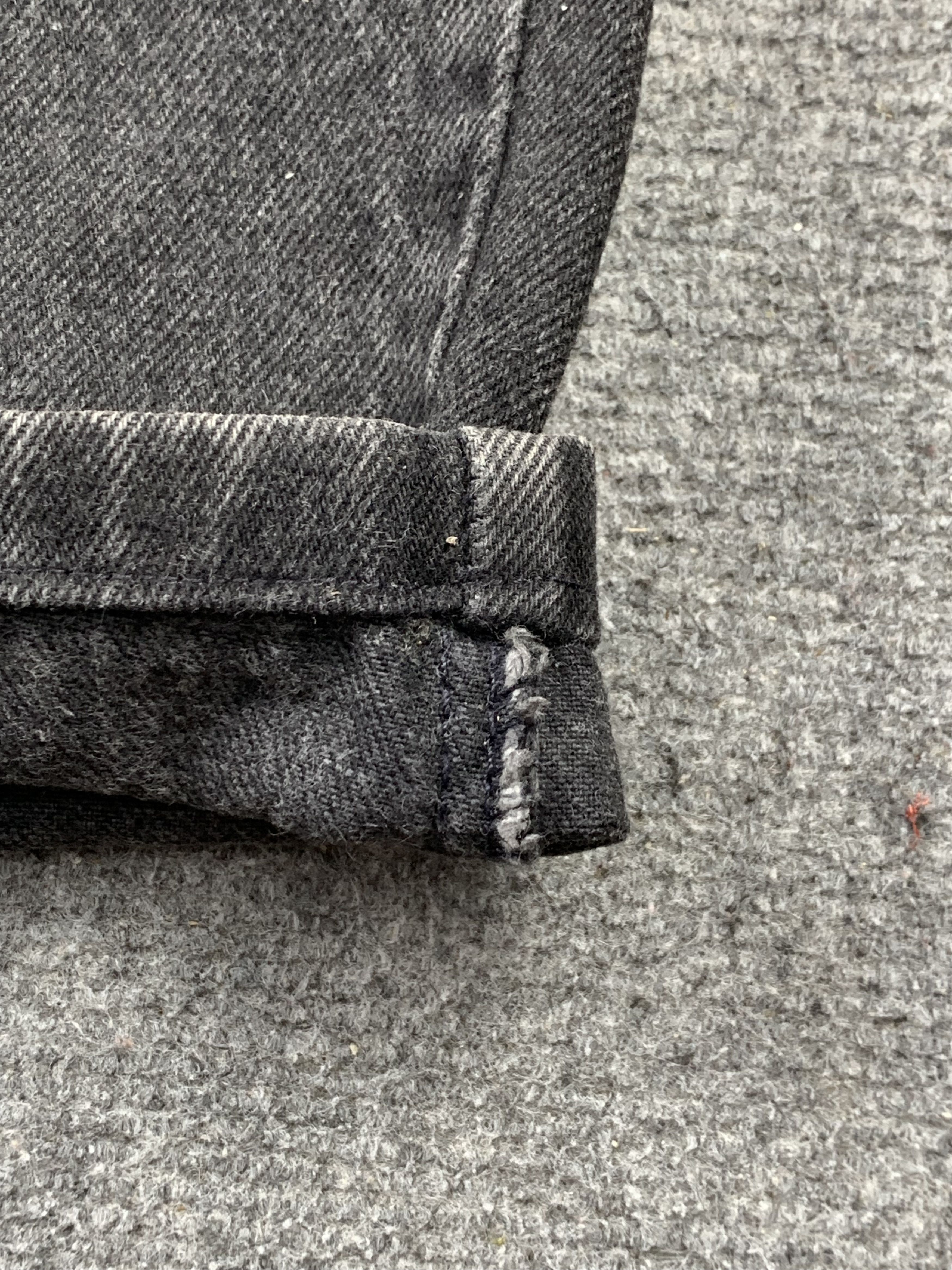 Levi's Vintage 90s Levis White Tab Black Jeans Oversized DP2137 Size US 42 / EU 58 - 9 Thumbnail