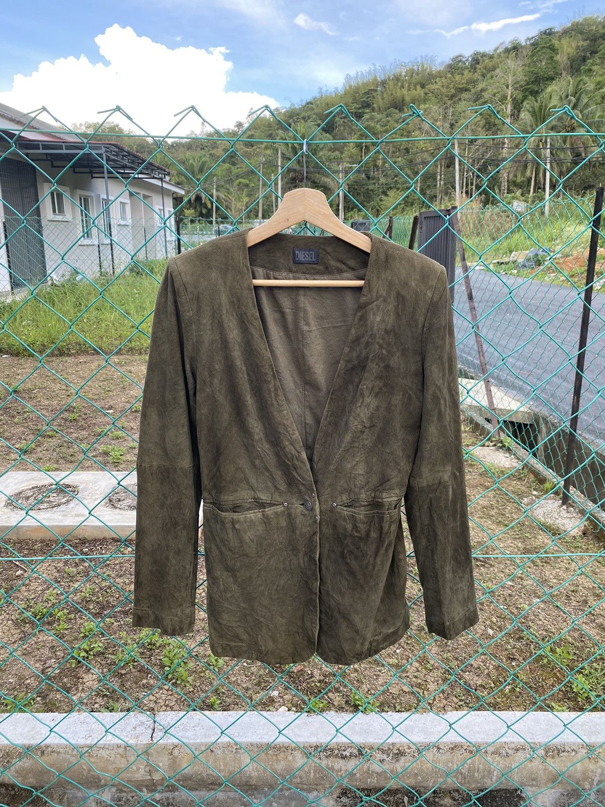 Diesel × Leather ⚡️Steals⚡️ Diesel Leather Blazer Size S / US 4 / IT 40 - 2 Thumbnail
