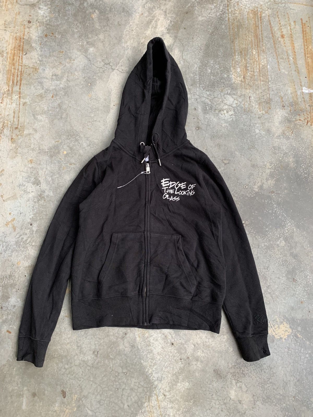 Kim Jones Kim Jones Embroided Black Hoodie Sweatshirt Size US S / EU 44-46 / 1 - 3 Thumbnail