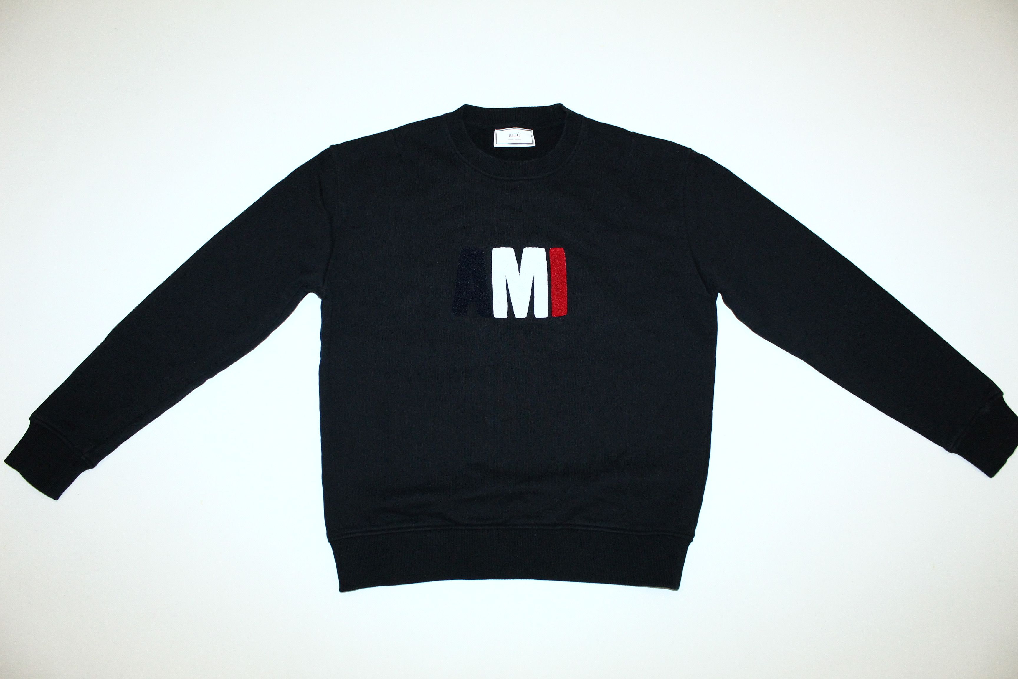 AMI Ami Alexandre Mattiussi AMI Logo Crew Neck Sweatshirt Size US L / EU 52-54 / 3 - 2 Thumbnail