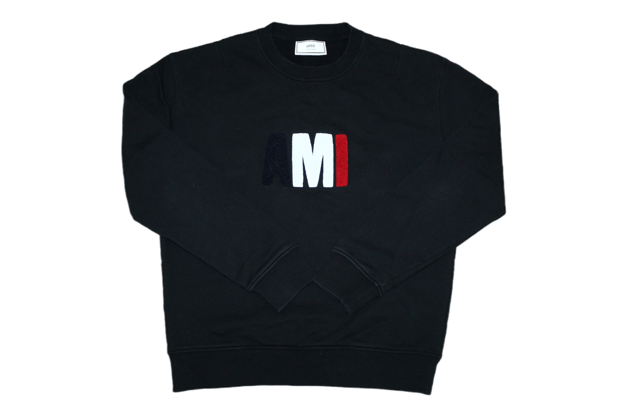 AMI Ami Alexandre Mattiussi AMI Logo Crew Neck Sweatshirt Size US L / EU 52-54 / 3 - 1 Thumbnail