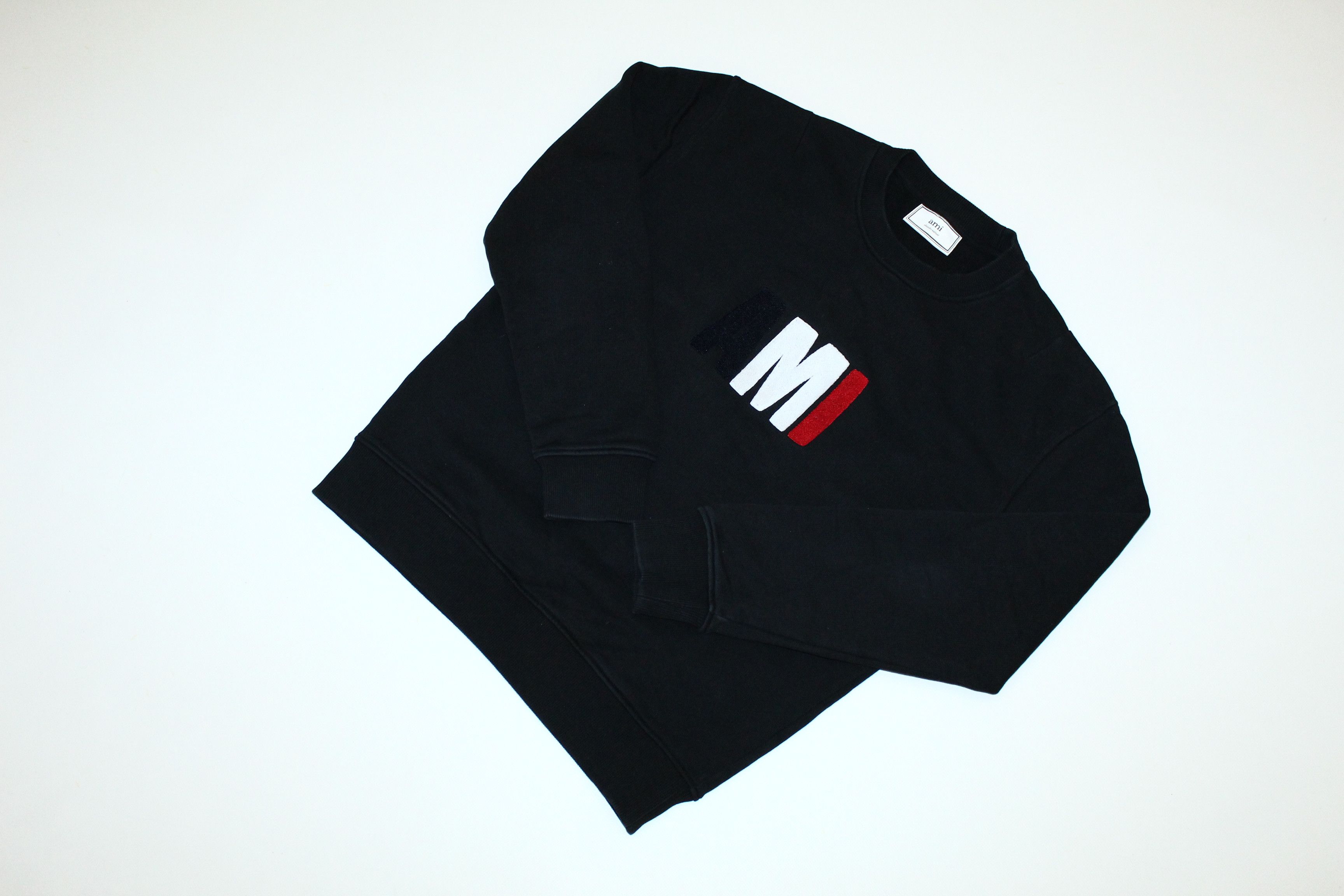 AMI Ami Alexandre Mattiussi AMI Logo Crew Neck Sweatshirt Size US L / EU 52-54 / 3 - 4 Thumbnail