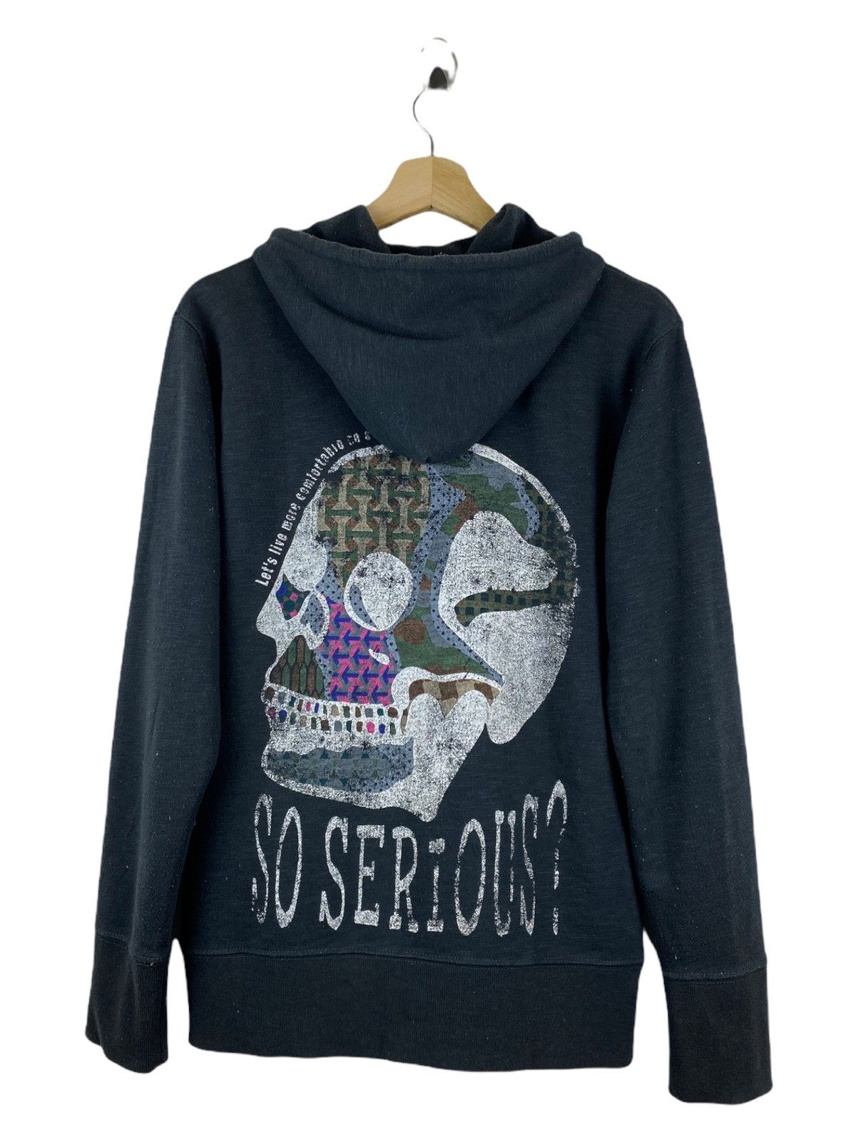 Japanese Brand × Vintage SO SERIOUS? STOOGE & CO HOODIE Size US M / EU 48-50 / 2 - 1 Thumbnail