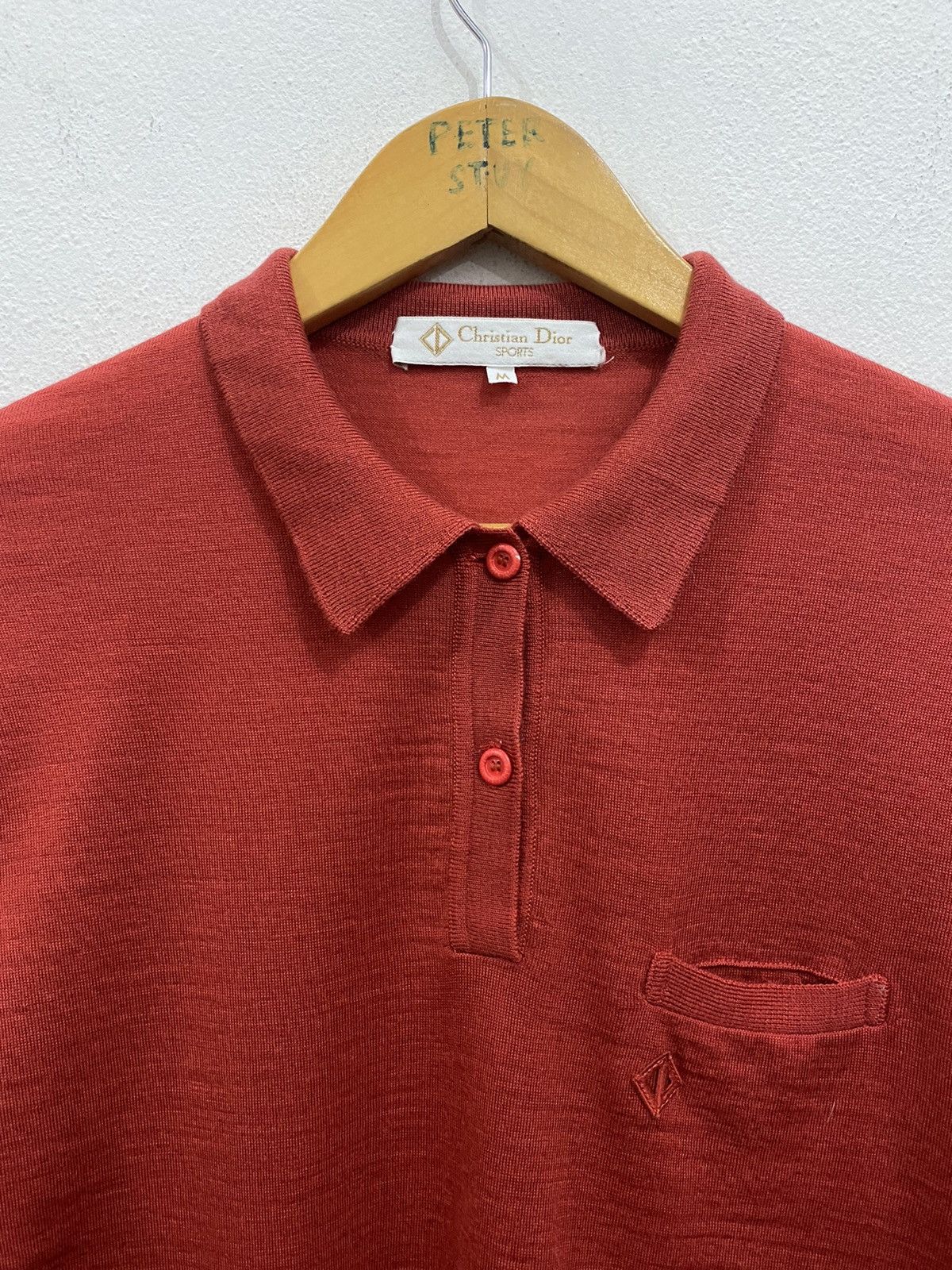 Christian Dior Monsieur × Vintage Vintage Christian Dior Sport Knitwear Polo Shirt Size US M / EU 48-50 / 2 - 4 Thumbnail