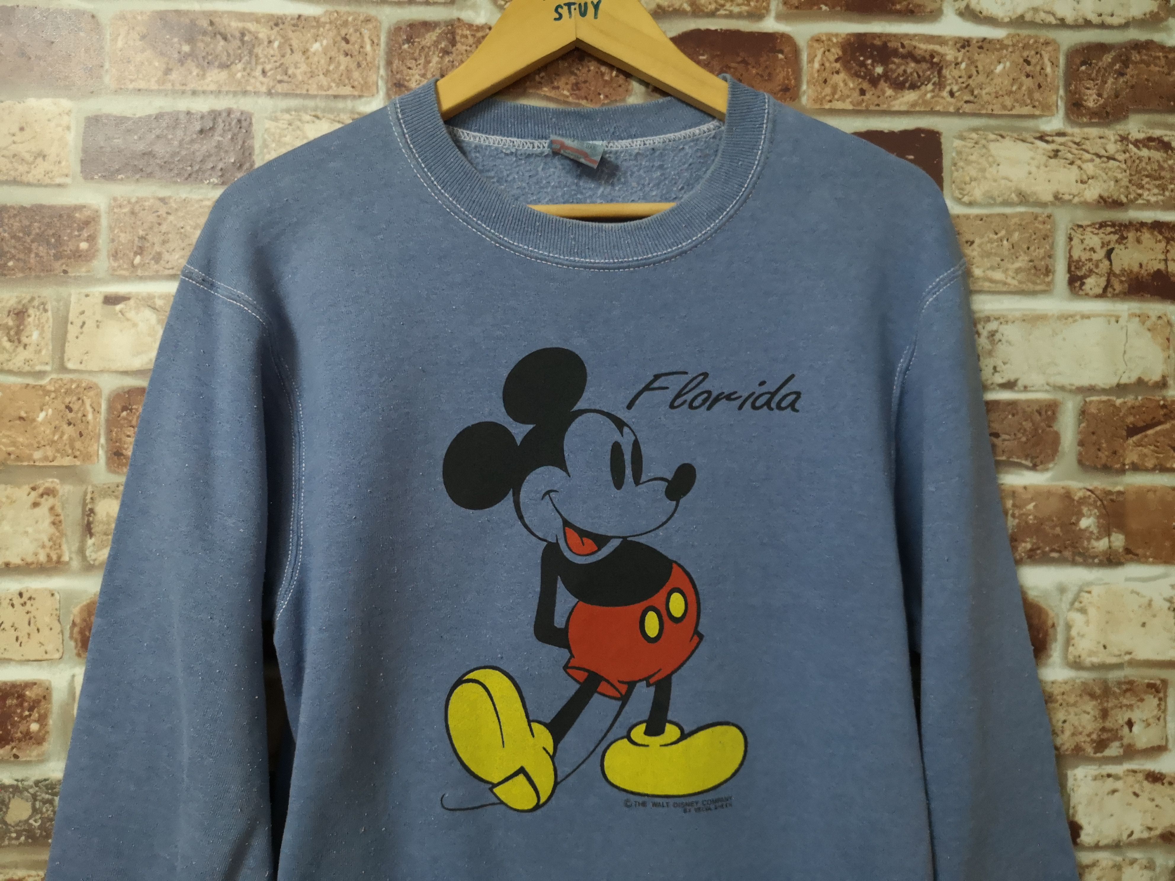 Disney × Mickey Mouse × Vintage Vintage Mickey Sweatshirt Size US M / EU 48-50 / 2 - 2 Thumbnail