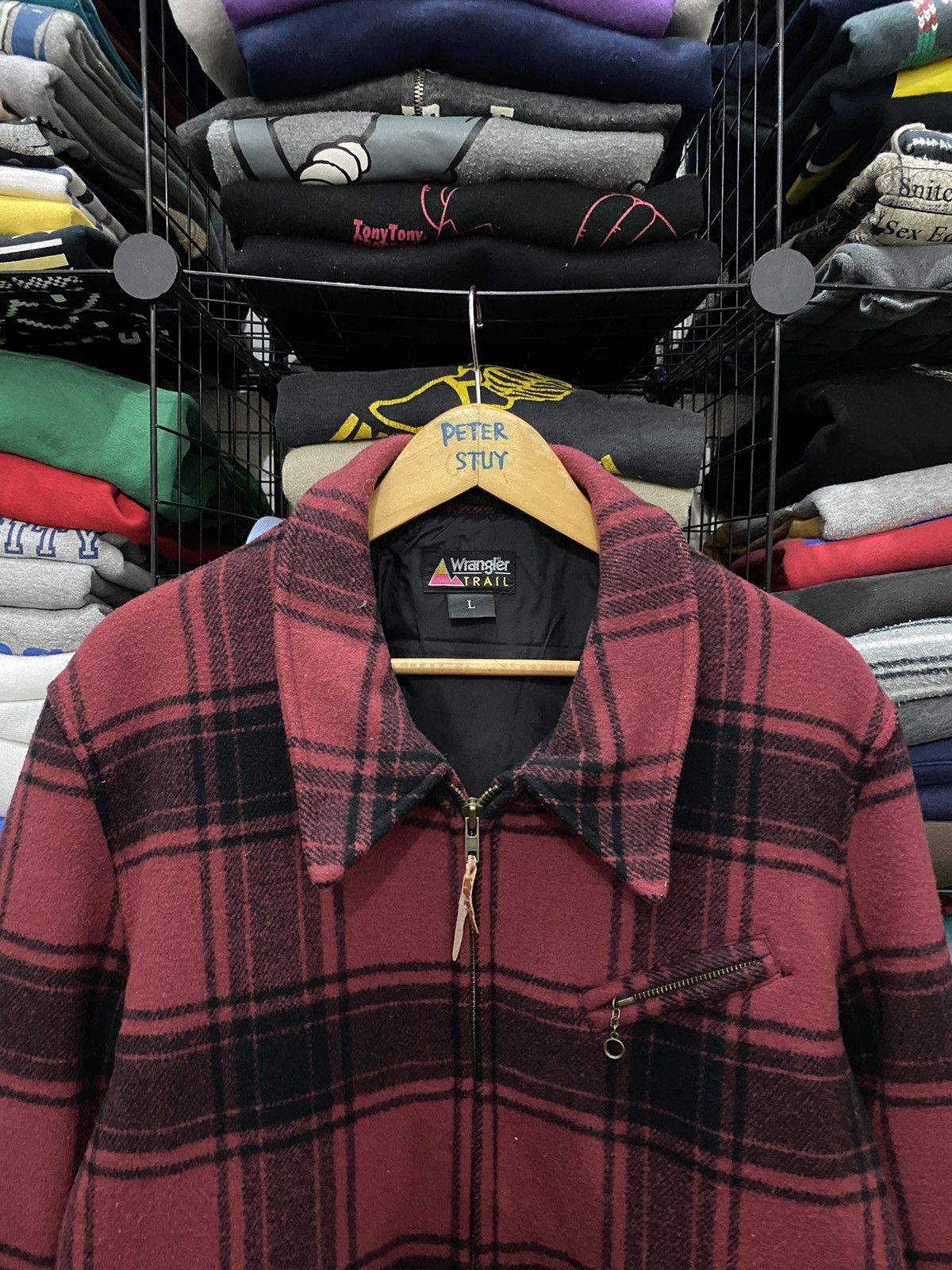 Wrangler VINTAGE WRANGLER TRAIL FLANNEL JACKET Size US L / EU 52-54 / 3 - 3 Thumbnail