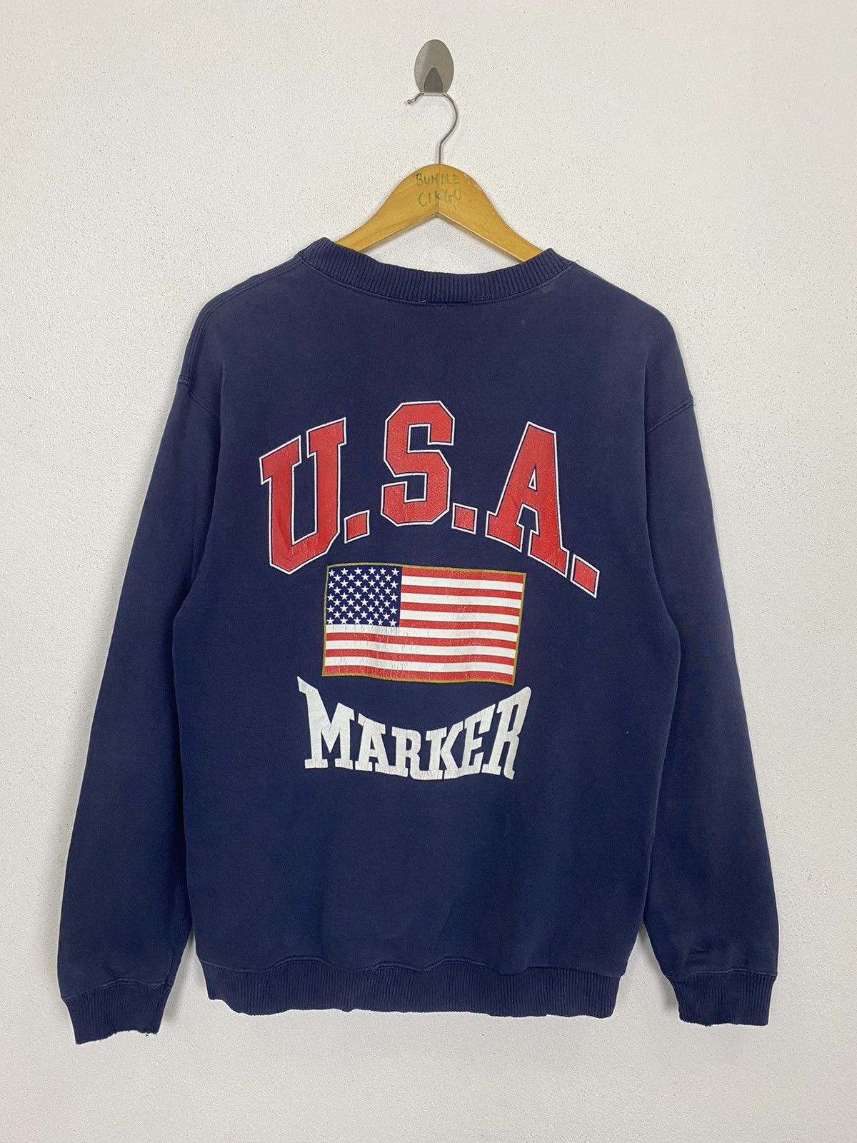 Vintage VINTAGE MARKER SNOWBOARD SWEATSHIRT Size US M / EU 48-50 / 2 - 2 Thumbnail