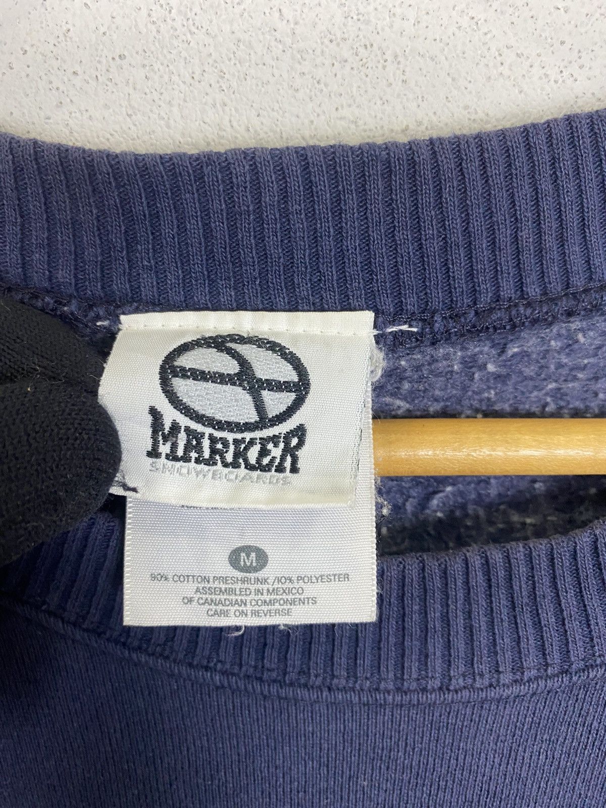 Vintage VINTAGE MARKER SNOWBOARD SWEATSHIRT Size US M / EU 48-50 / 2 - 7 Thumbnail
