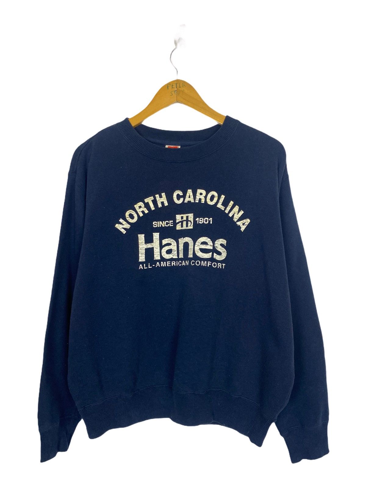 Hanes × Vintage VINTAGE NORTH CAROLINA HANES SWEATSHIRT Size US M / EU 48-50 / 2 - 1 Thumbnail