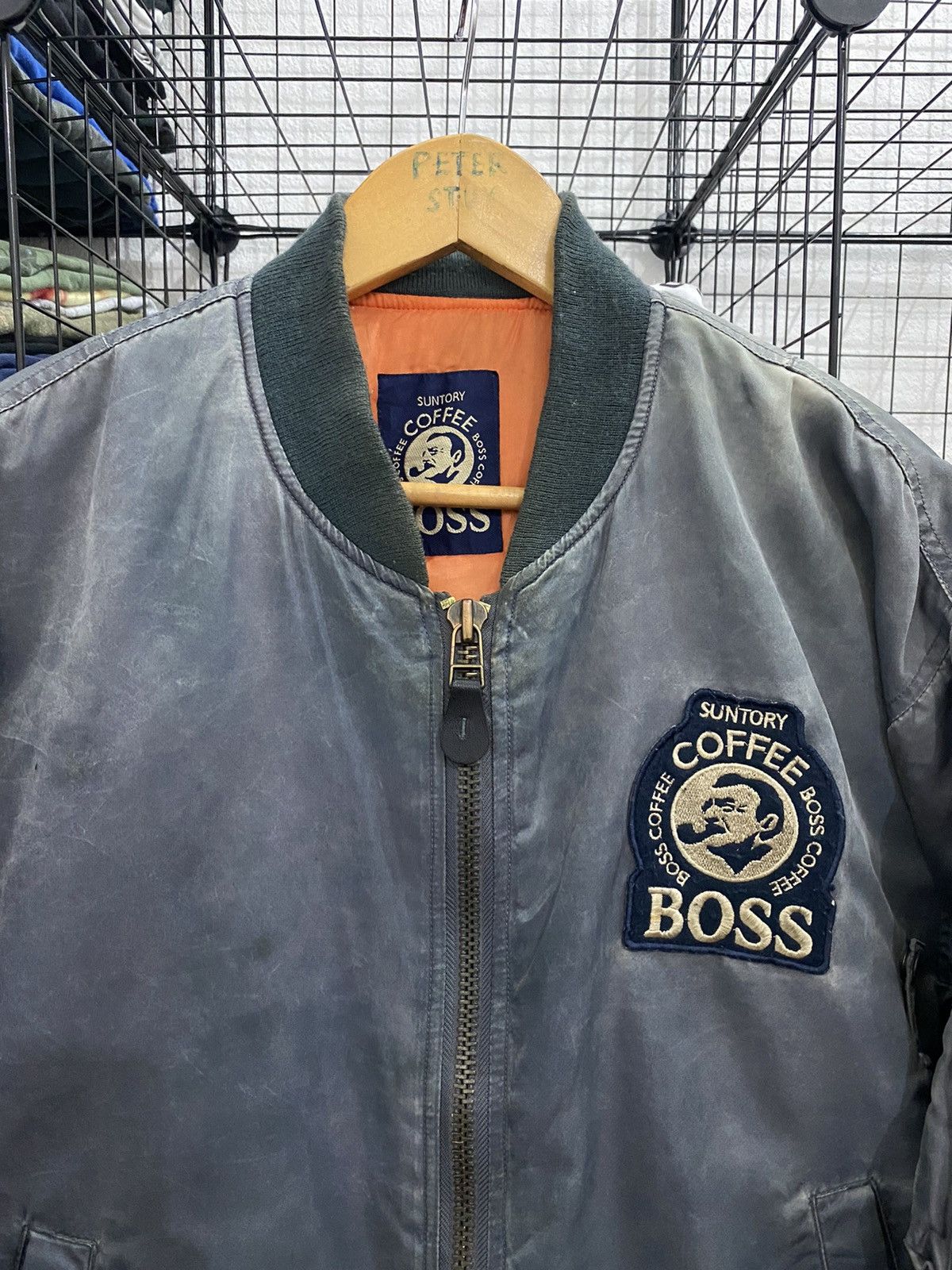 Vintage VINTAGE SUNTORY COFFEE BOMBER JACKET Size US L / EU 52-54 / 3 - 3 Thumbnail