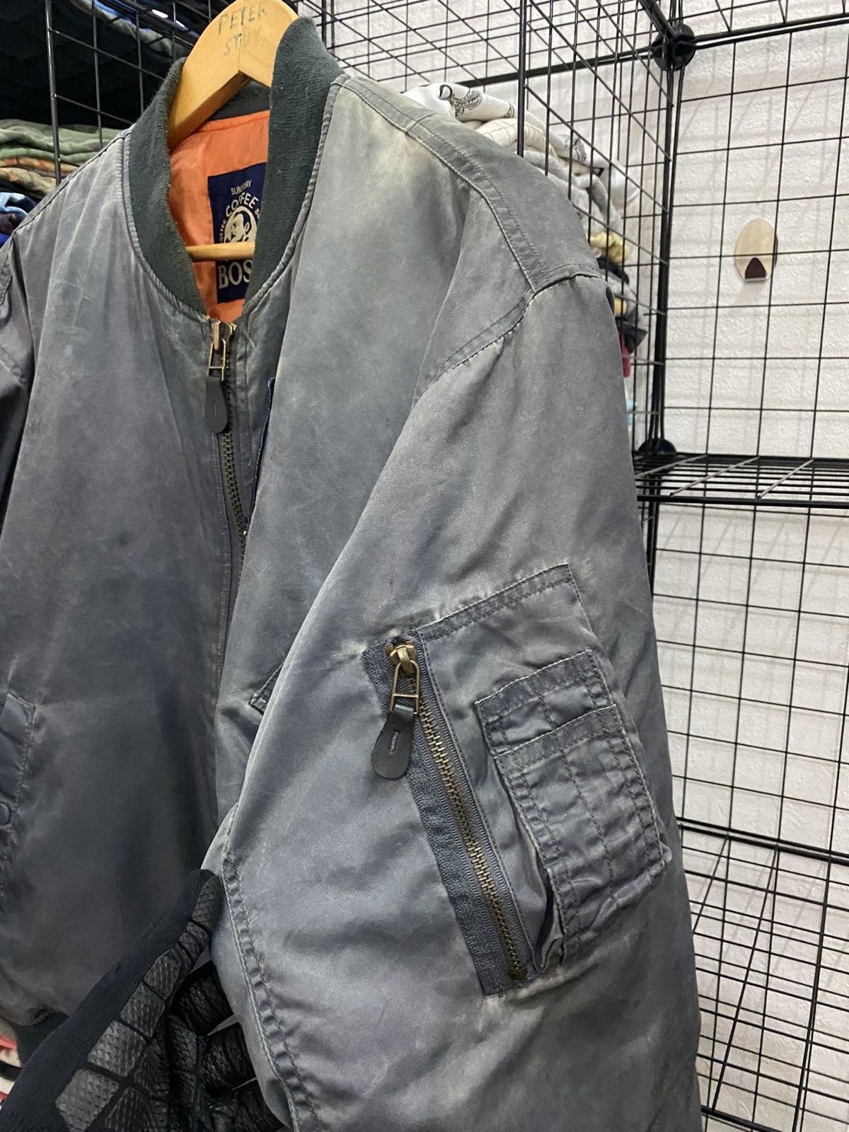 Vintage VINTAGE SUNTORY COFFEE BOMBER JACKET Size US L / EU 52-54 / 3 - 4 Thumbnail
