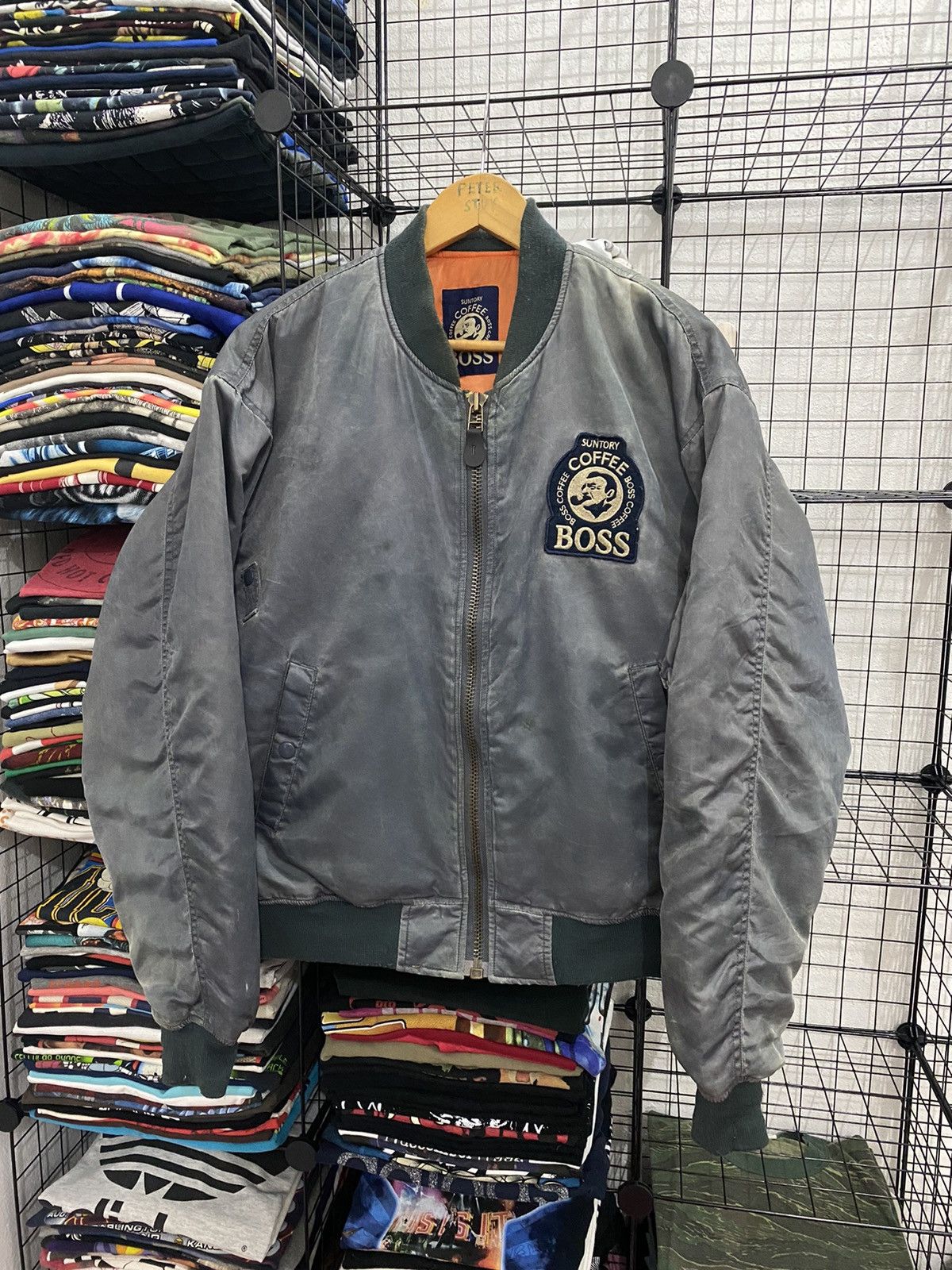 Vintage VINTAGE SUNTORY COFFEE BOMBER JACKET Size US L / EU 52-54 / 3 - 1 Thumbnail