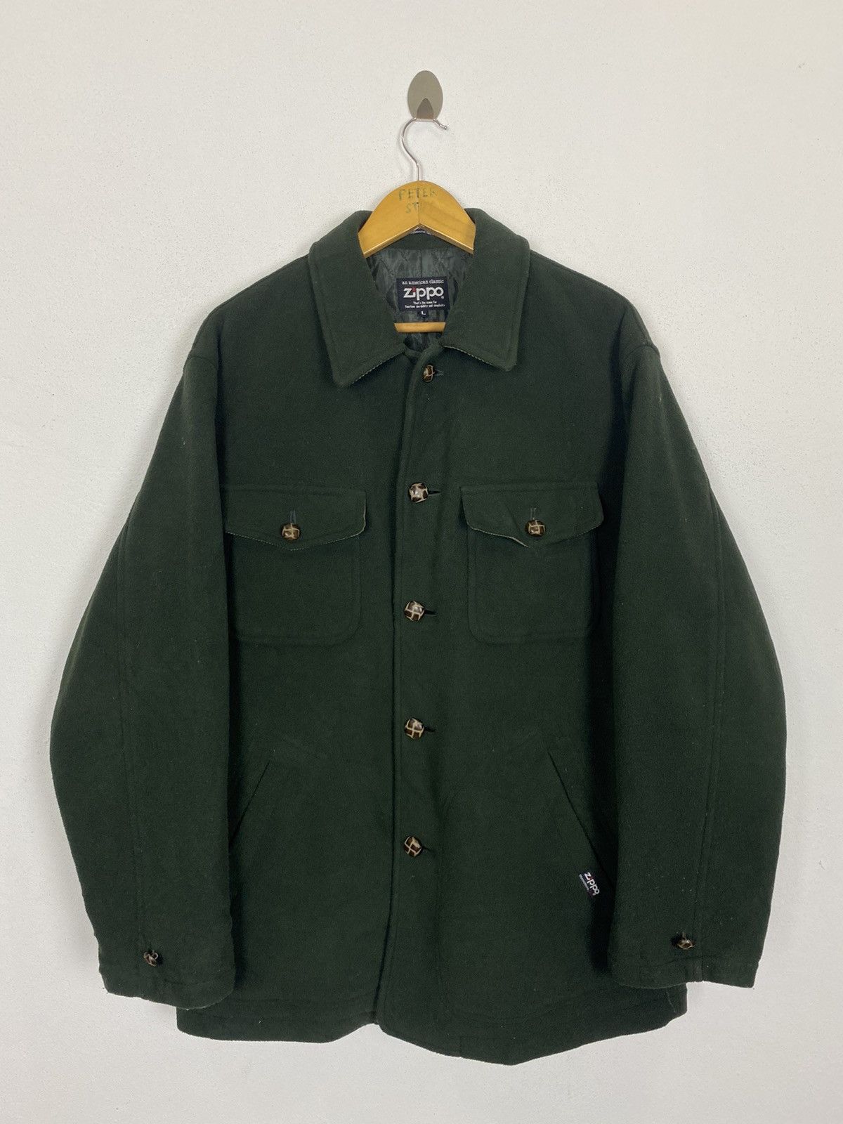 Vintage × Zippo VINTAGE ZIPPO FLEECE JACKET POLYSTER FABRIC Size US L / EU 52-54 / 3 - 3 Thumbnail