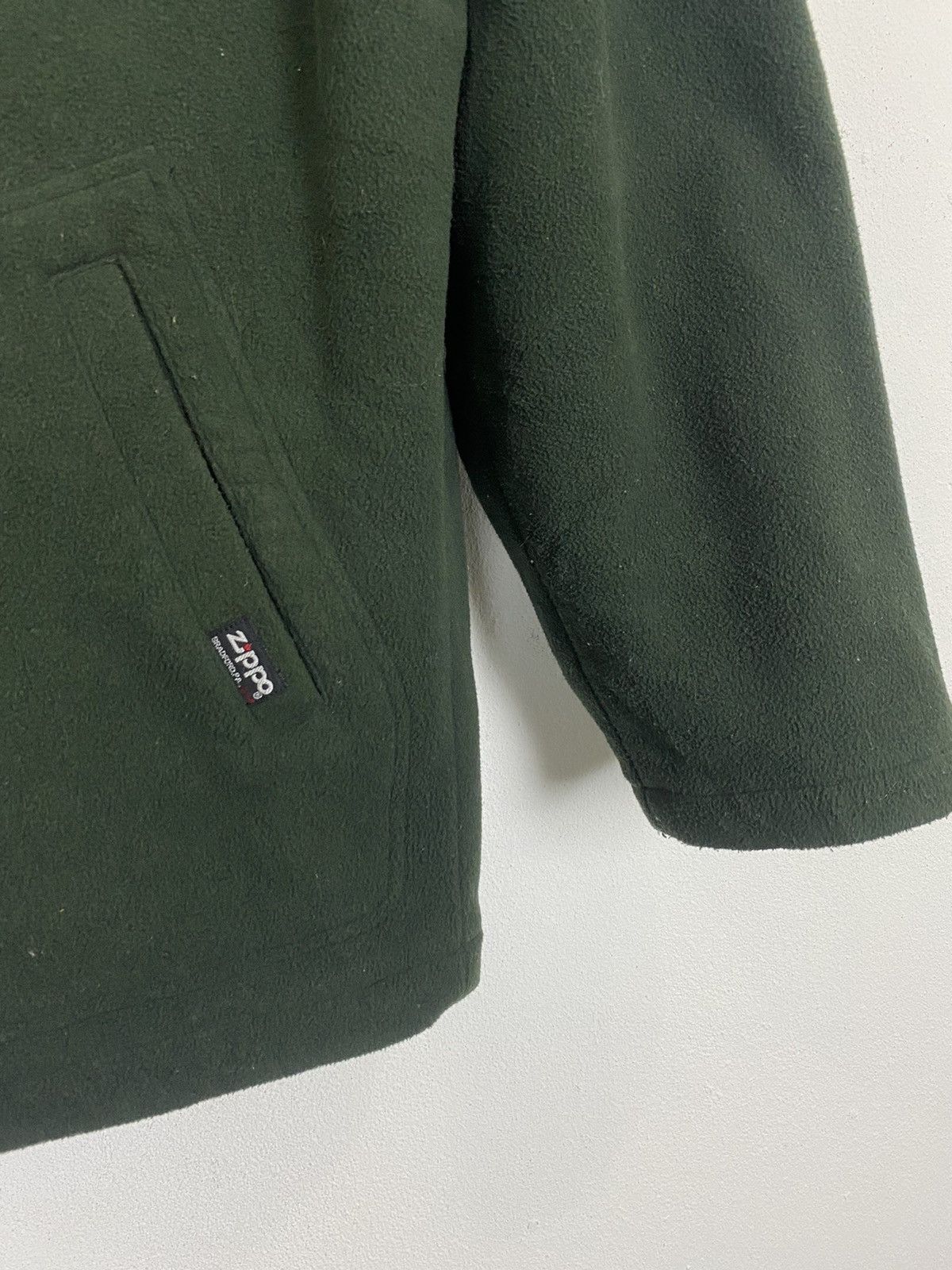 Vintage × Zippo VINTAGE ZIPPO FLEECE JACKET POLYSTER FABRIC Size US L / EU 52-54 / 3 - 10 Thumbnail