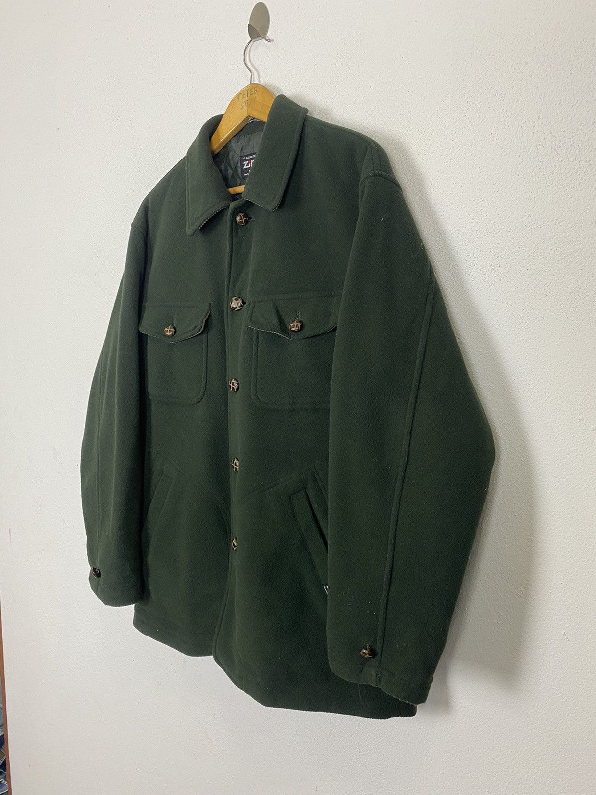 Vintage × Zippo VINTAGE ZIPPO FLEECE JACKET POLYSTER FABRIC Size US L / EU 52-54 / 3 - 4 Thumbnail