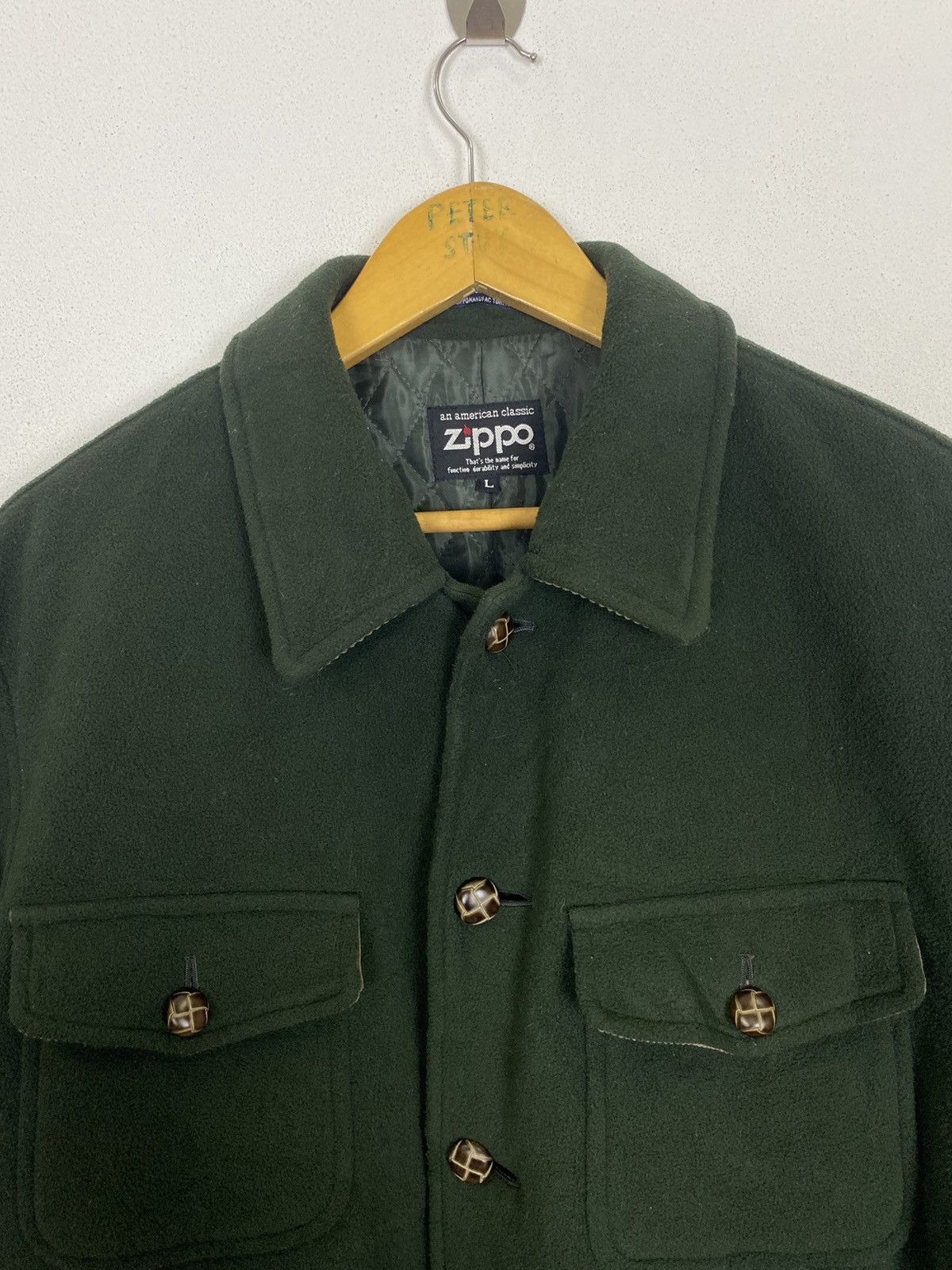 Vintage × Zippo VINTAGE ZIPPO FLEECE JACKET POLYSTER FABRIC Size US L / EU 52-54 / 3 - 8 Thumbnail