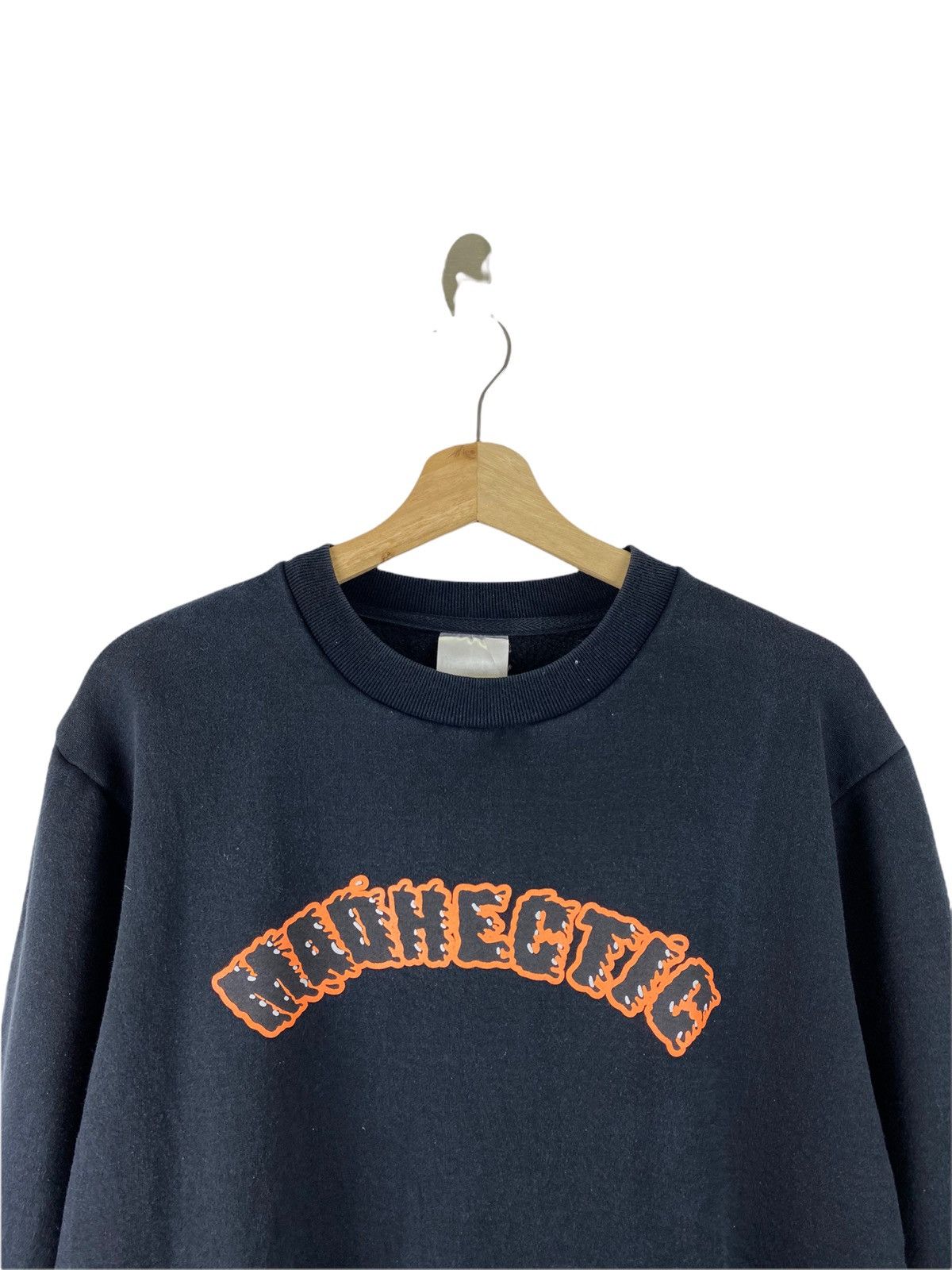 Hiroshi Fujiwara × MasterPiece × Recon Vintage Mad Hectic logo black sweaters Size US M / EU 48-50 / 2 - 3 Thumbnail