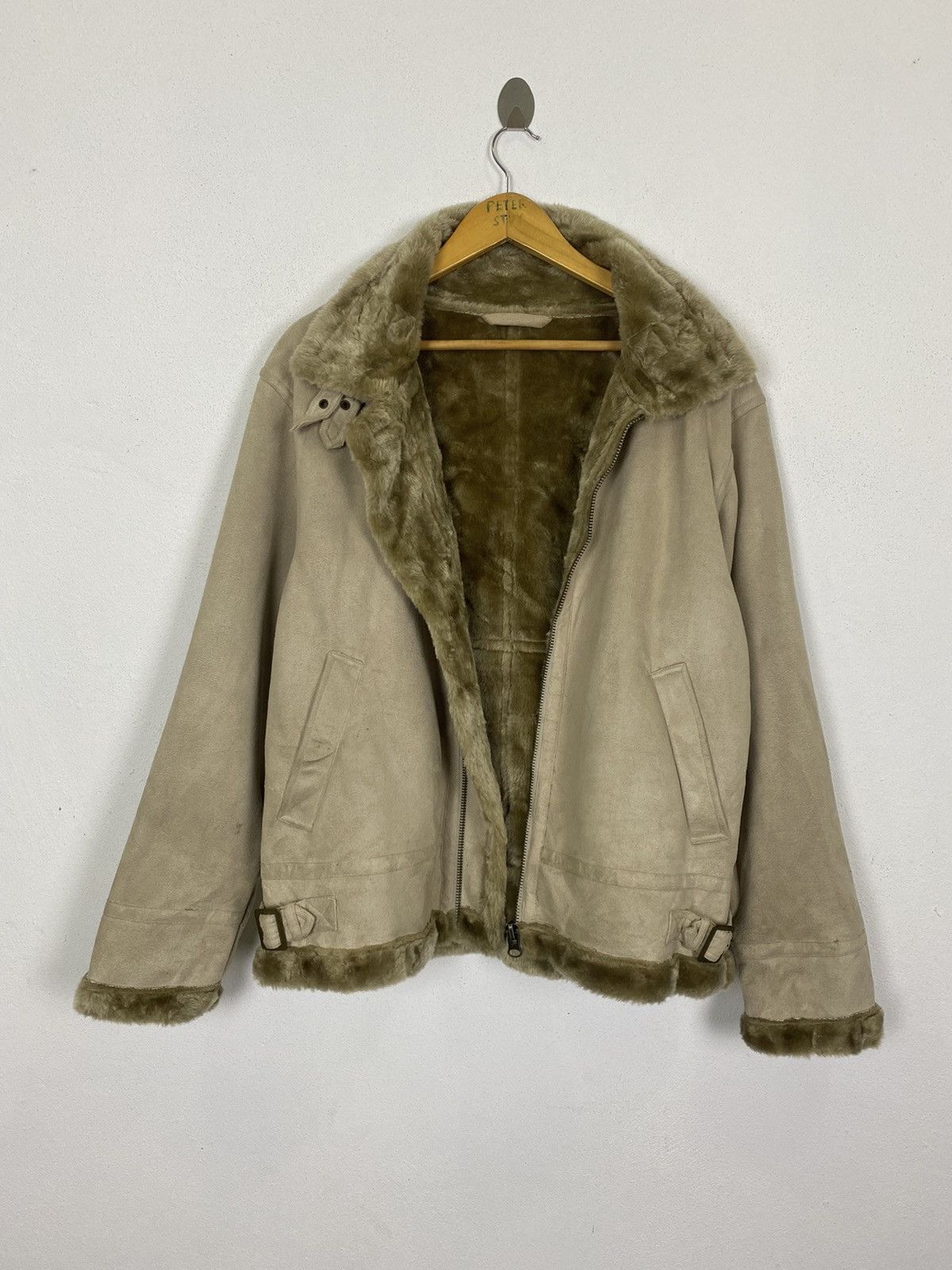 Leather × Van Vintage Leather & Fur Tokyo Van Jac Leather Jacket-GK119 Size US L / EU 52-54 / 3 - 3 Thumbnail