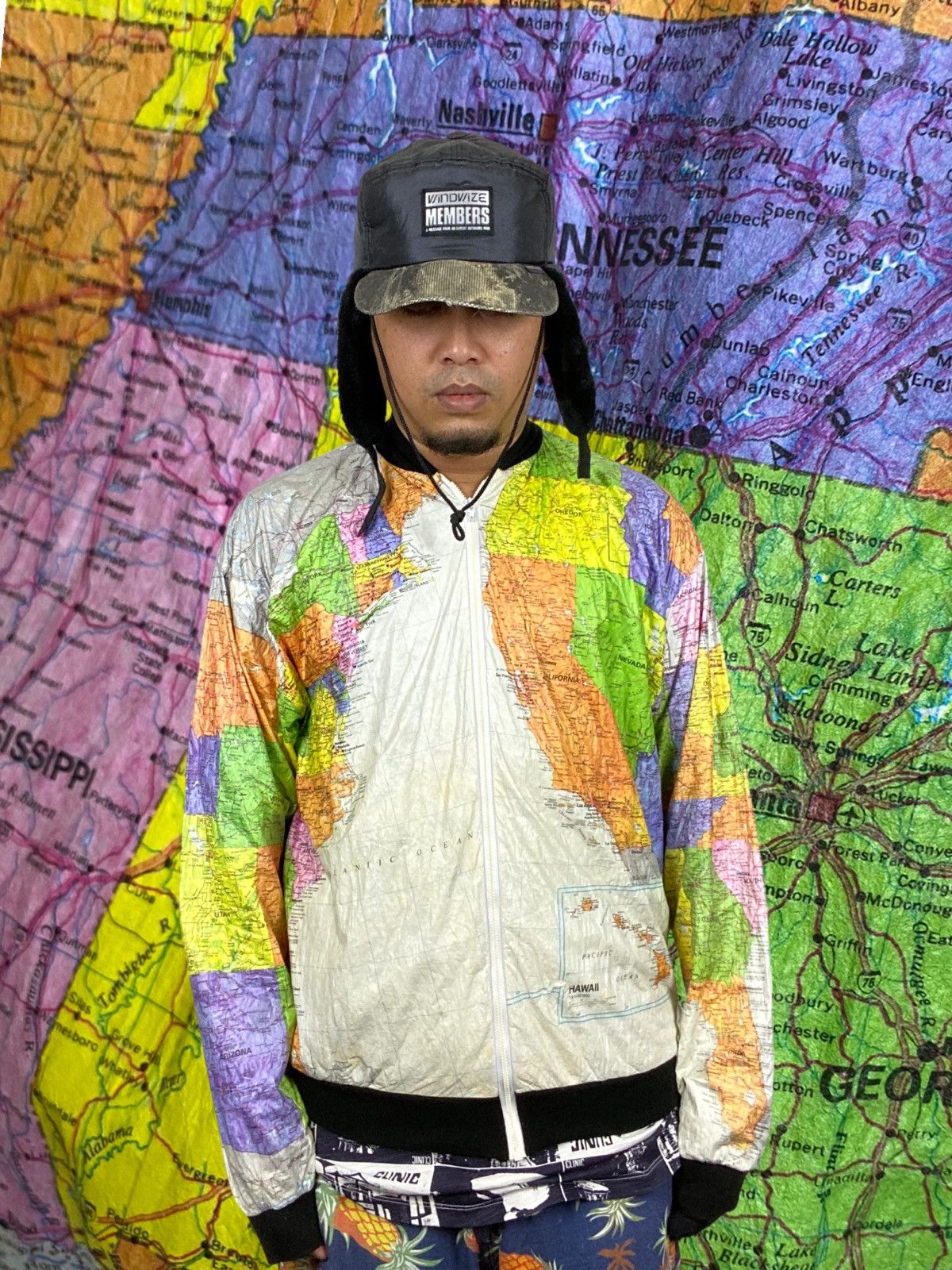 Vintage 🔥RARE🔥VINTAGE 1989 WEARING THE WORLD SWEATER Size US L / EU 52-54 / 3 - 2 Thumbnail