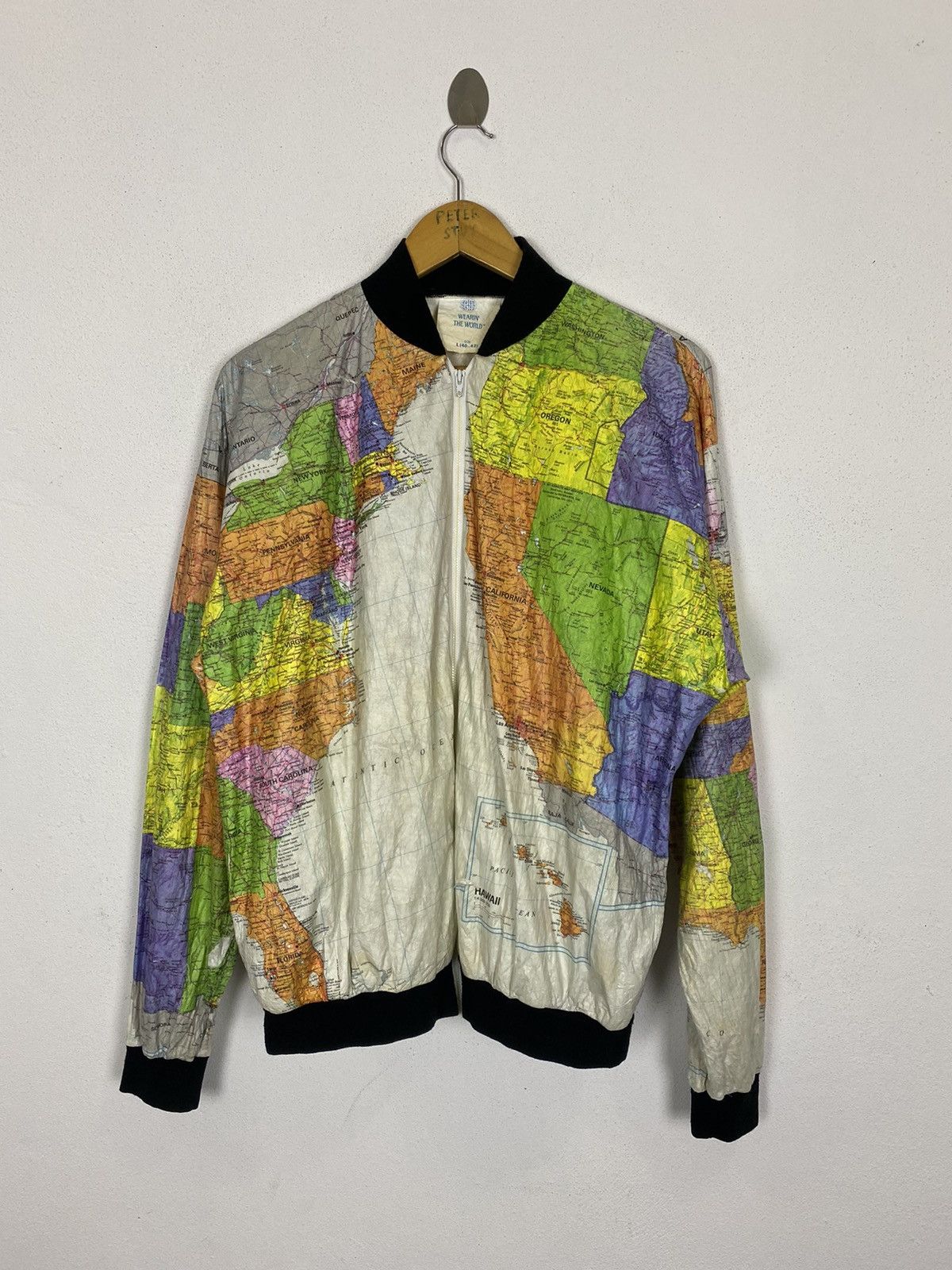 Vintage 🔥RARE🔥VINTAGE 1989 WEARING THE WORLD SWEATER Size US L / EU 52-54 / 3 - 1 Thumbnail