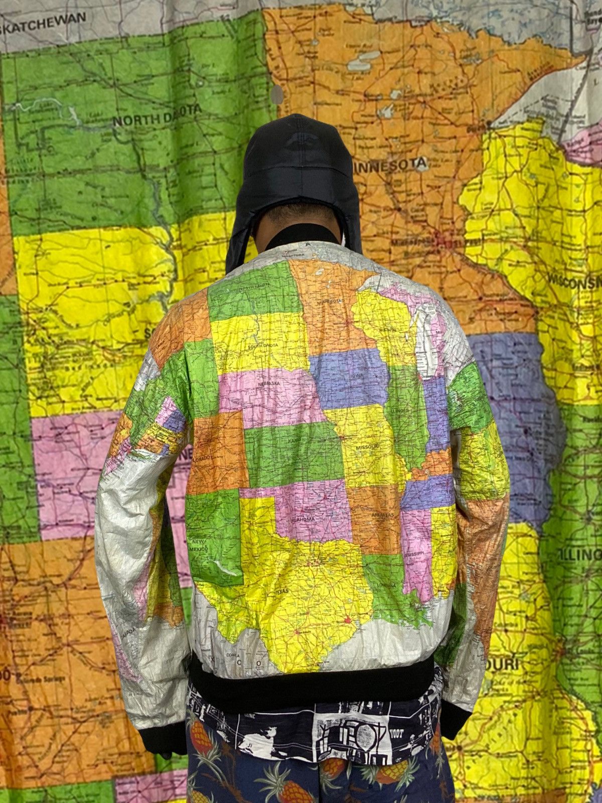 Vintage 🔥RARE🔥VINTAGE 1989 WEARING THE WORLD SWEATER Size US L / EU 52-54 / 3 - 3 Thumbnail