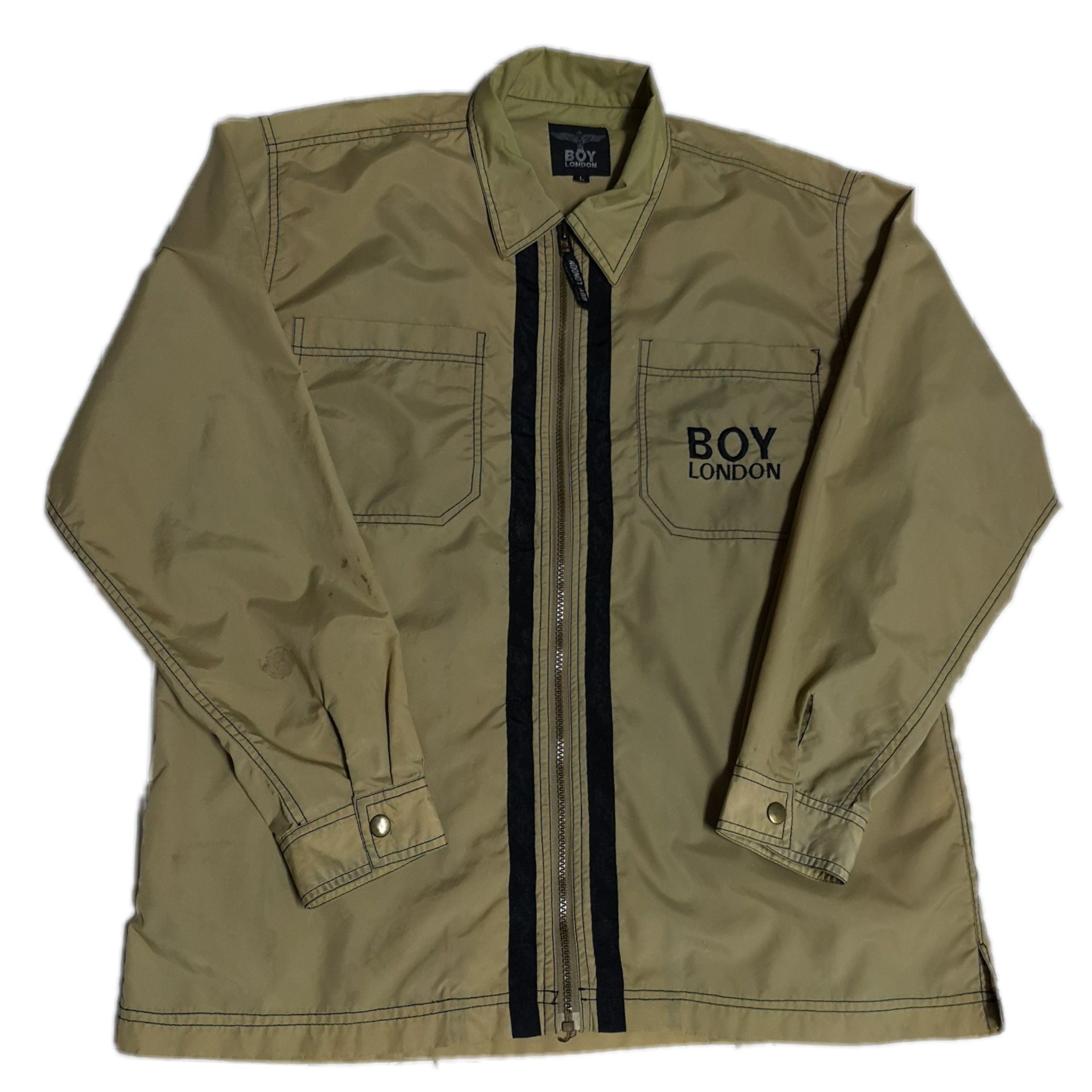 Boy London 🔥FINAL DROP🔥VINTAGE BOY LONDON WINDBREAKER ZIPPER JACKET Size US L / EU 52-54 / 3 - 1 Thumbnail
