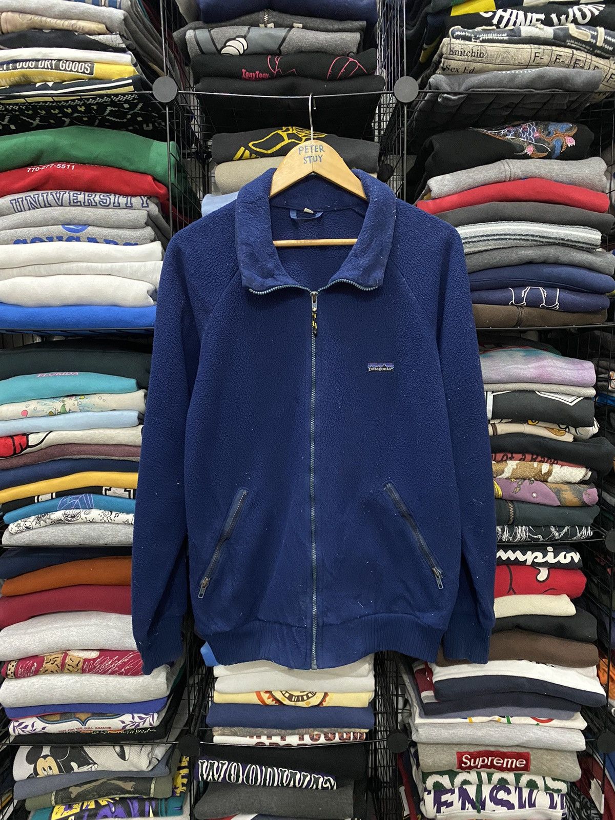 Patagonia Patagonia vintage deep fleece zip up sweater Size US L / EU 52-54 / 3 - 1 Thumbnail