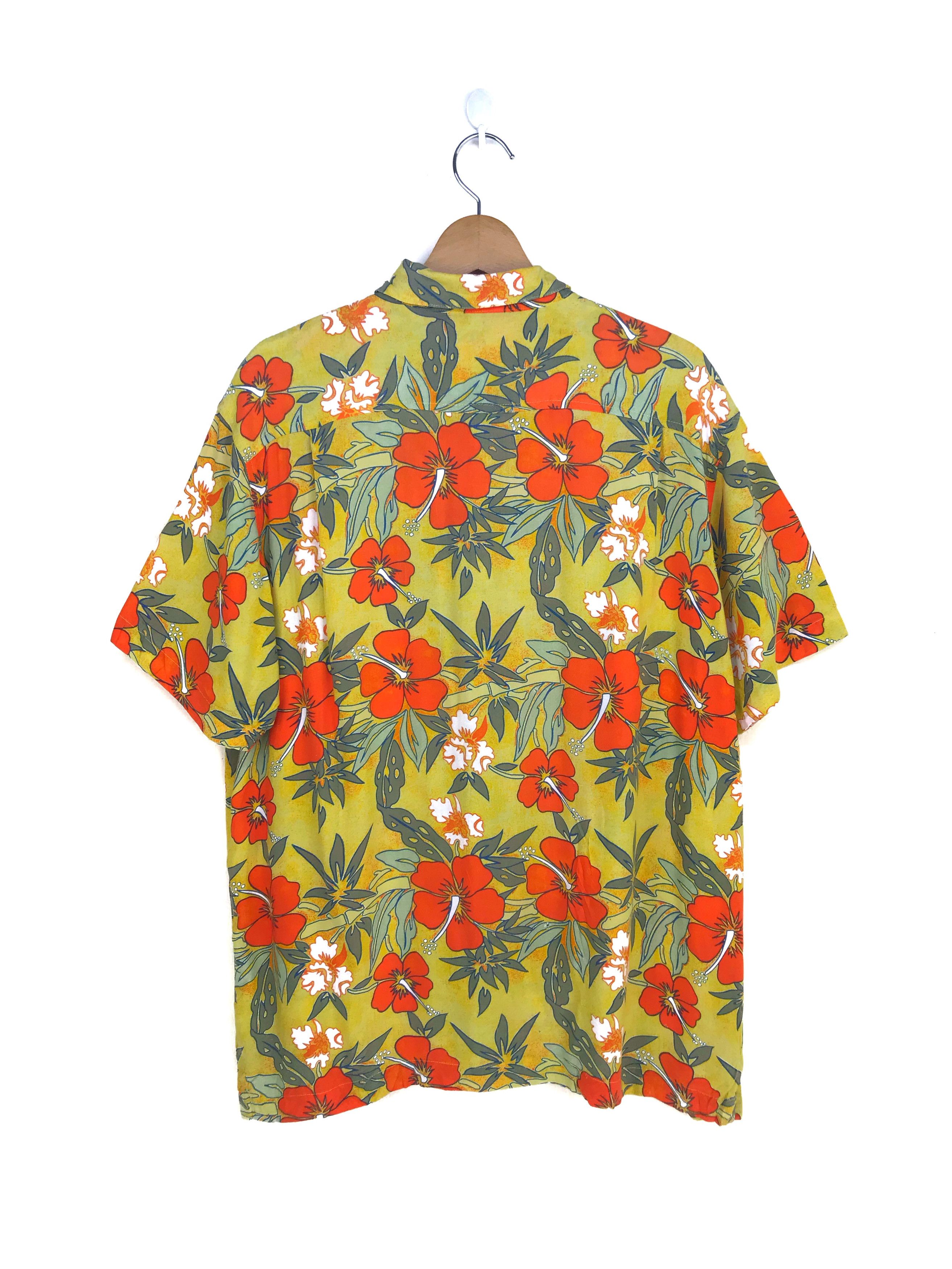 Bugle Boy Japanese Hawaiian Bugle Boy Hibiscus Flowers Shirt Size US M / EU 48-50 / 2 - 8 Thumbnail