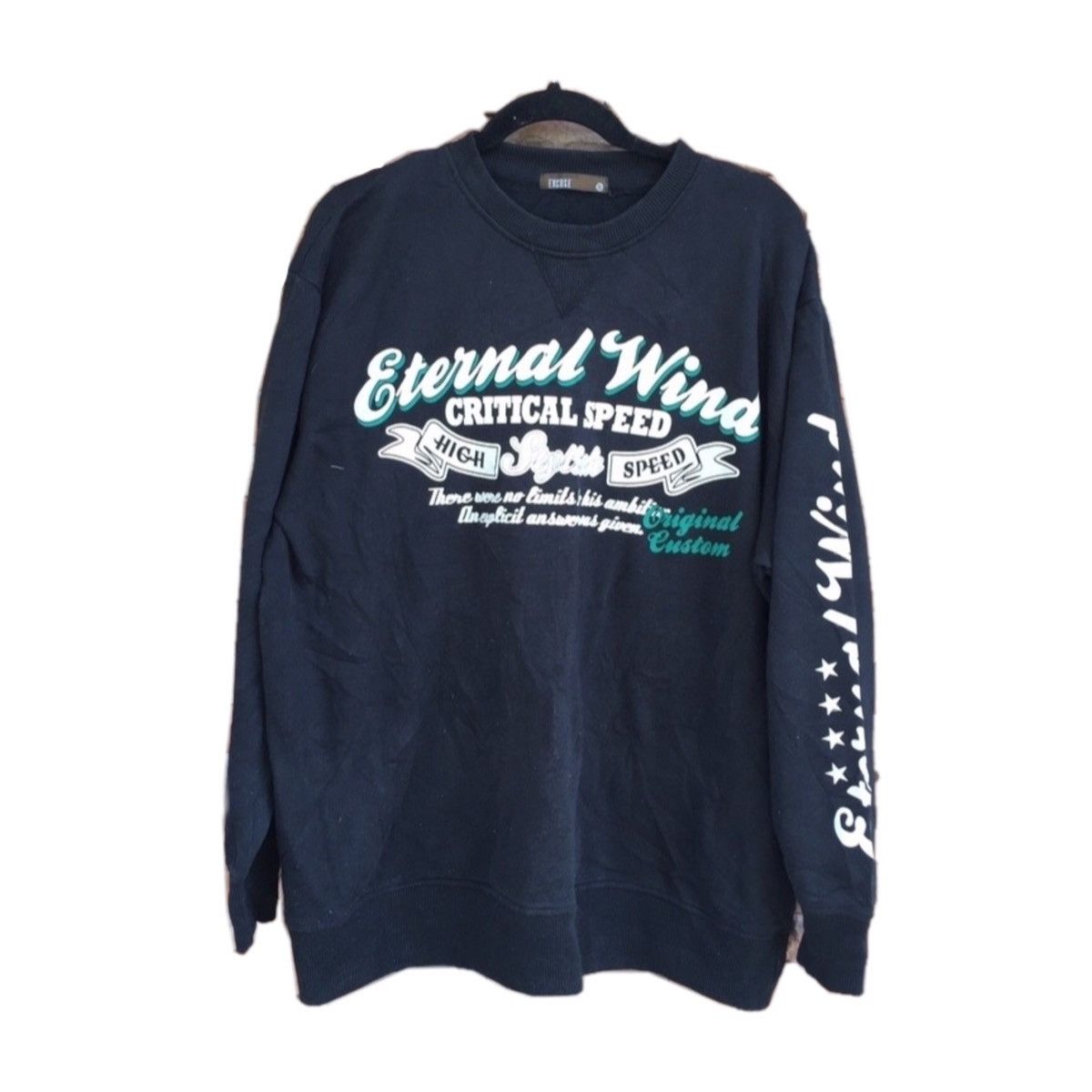 Harley Davidson Oversize Custom racingEternal Wind CriticalSpeed Sweatshirt Size US L / EU 52-54 / 3 - 2 Thumbnail