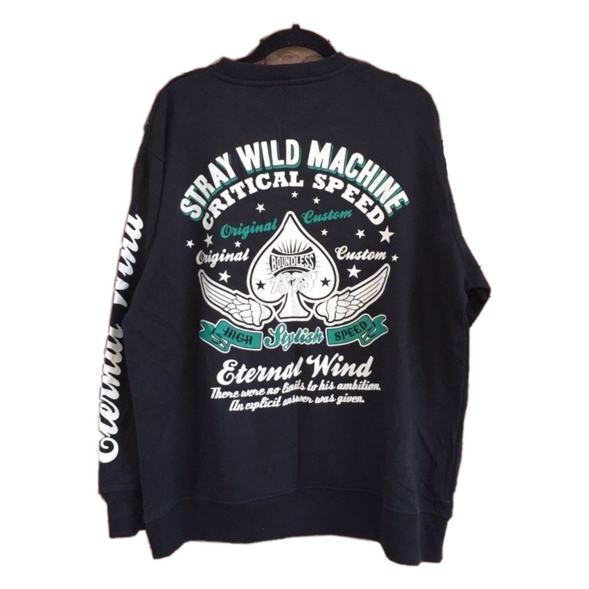 Harley Davidson Oversize Custom racingEternal Wind CriticalSpeed Sweatshirt Size US L / EU 52-54 / 3 - 1 Thumbnail
