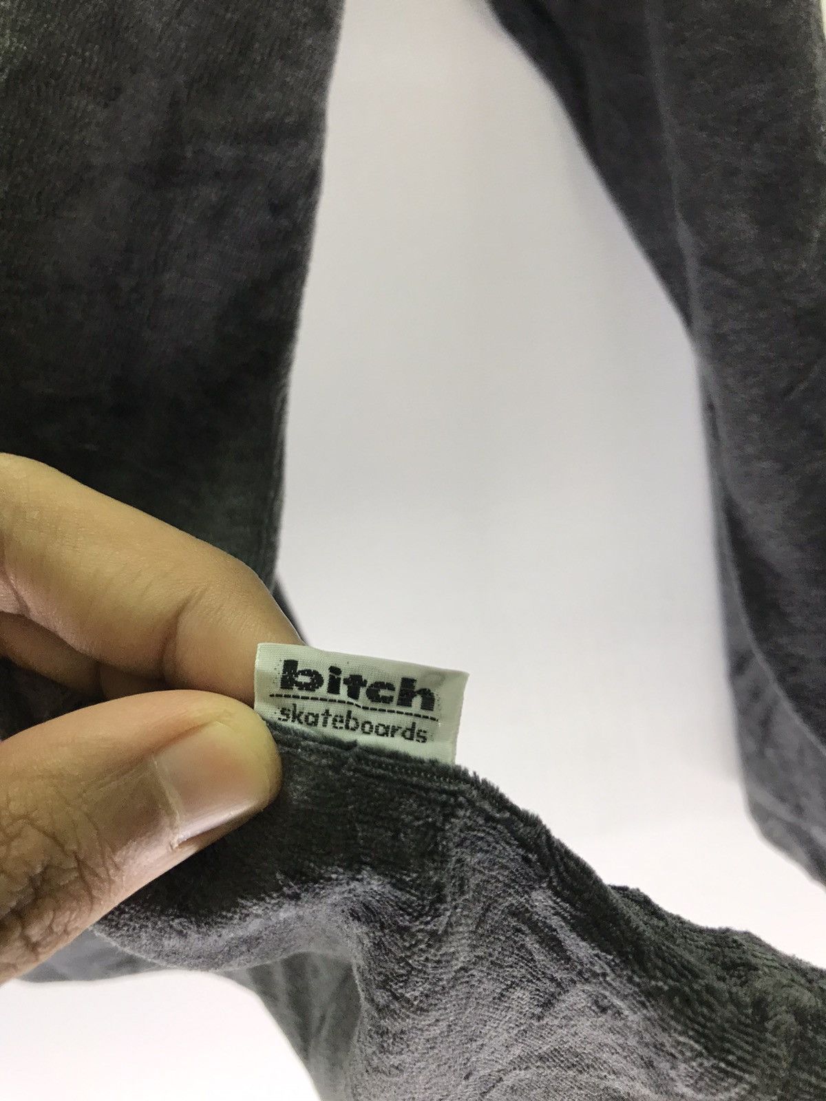 Vintage Vintage Bitch Skateboard Velvet Halfzip Long sleeve Tshirt Size US M / EU 48-50 / 2 - 5 Thumbnail