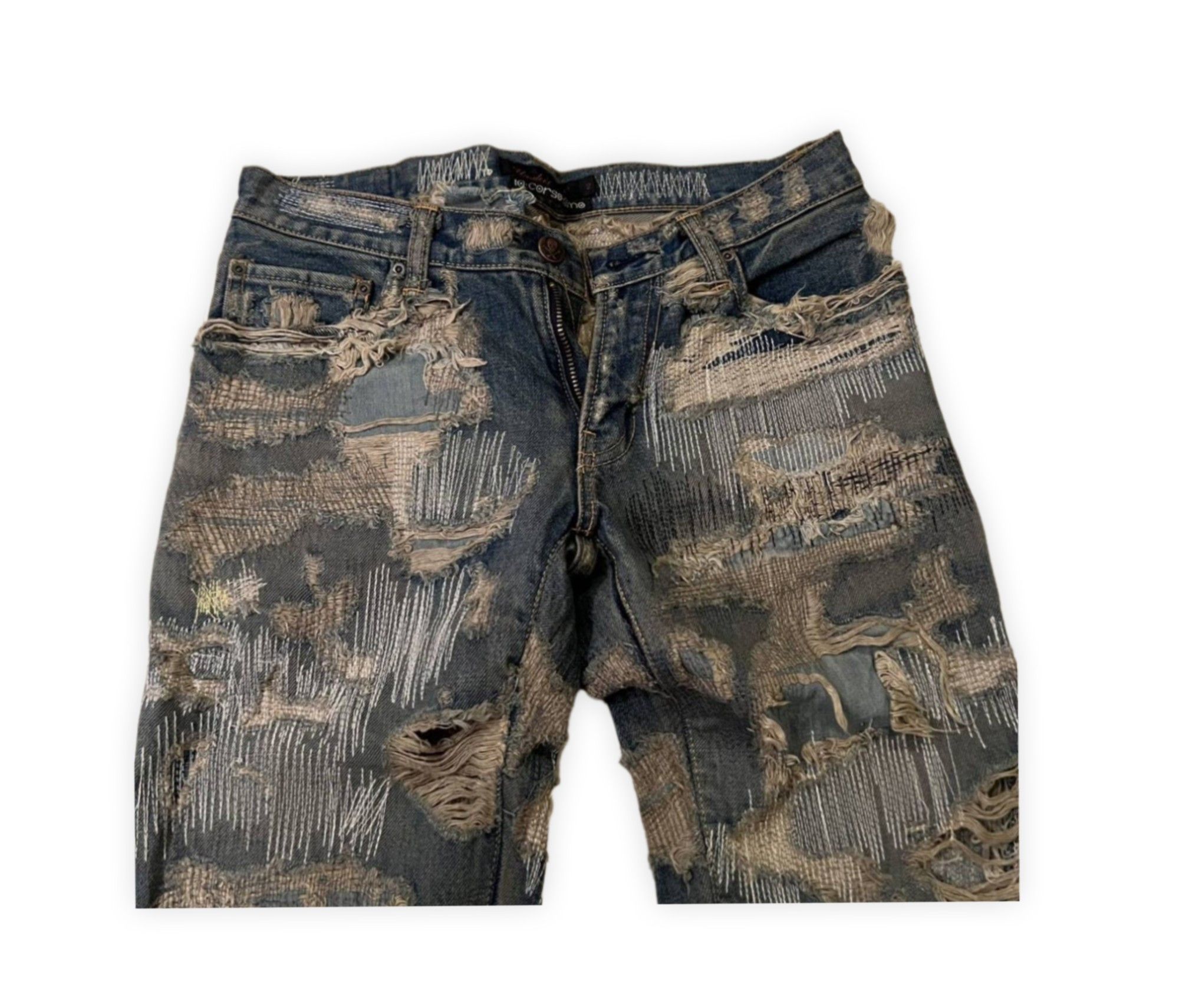 Undercover Undercover 85 Como Corso Blue Distressed Denim Size US 32 / EU 48 - 5 Thumbnail