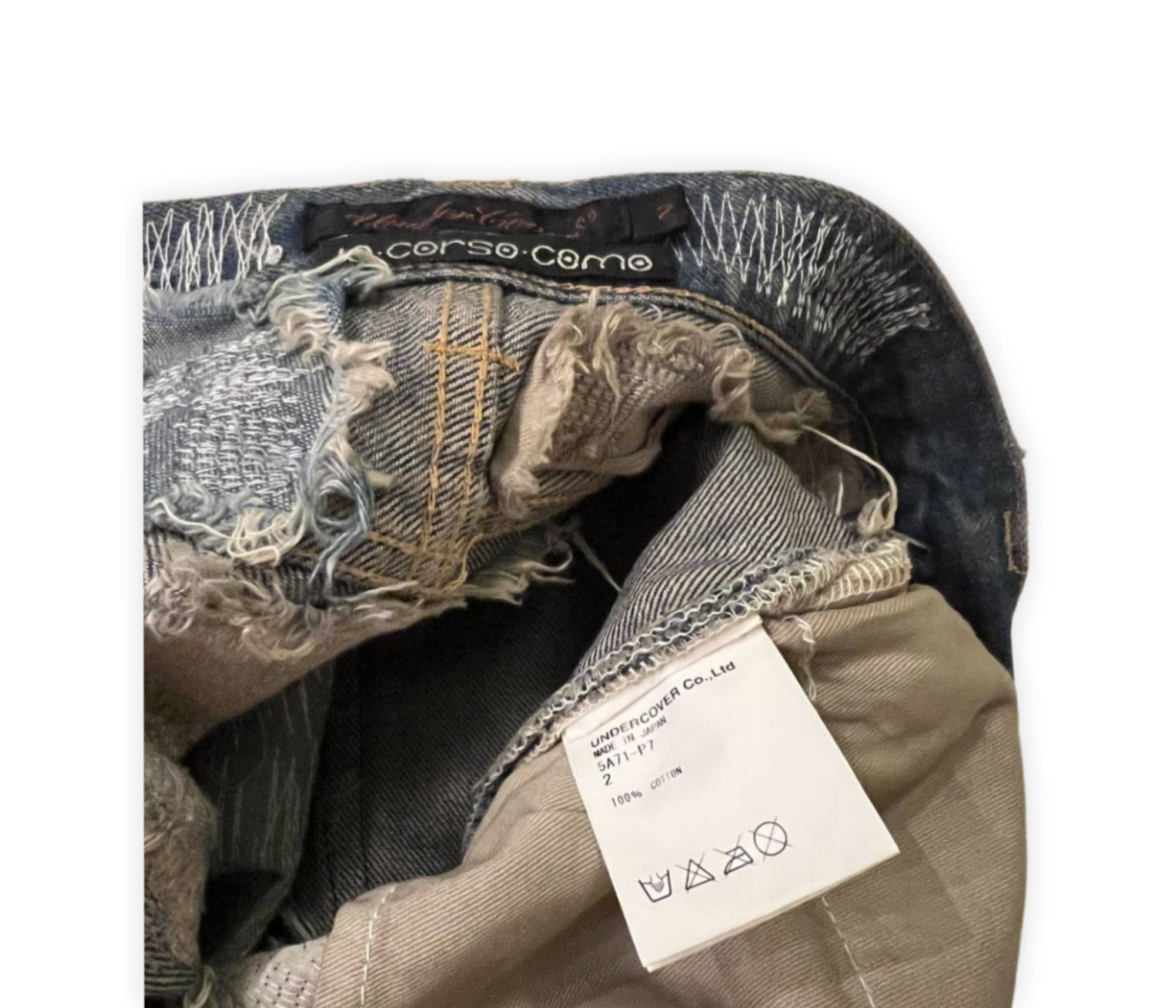 Undercover Undercover 85 Como Corso Blue Distressed Denim Size US 32 / EU 48 - 7 Thumbnail