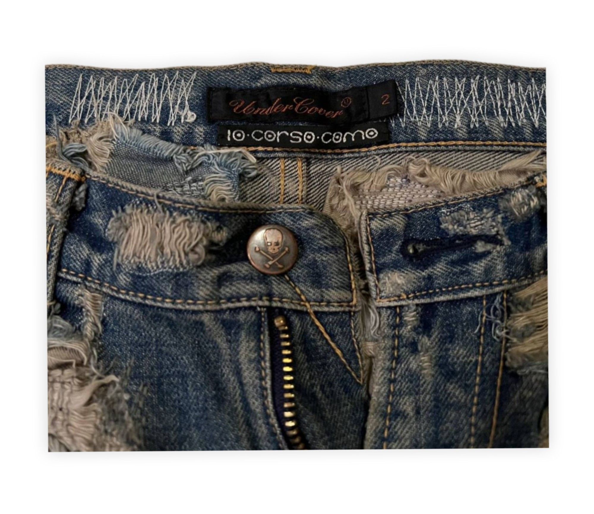 Undercover Undercover 85 Como Corso Blue Distressed Denim Size US 32 / EU 48 - 8 Thumbnail