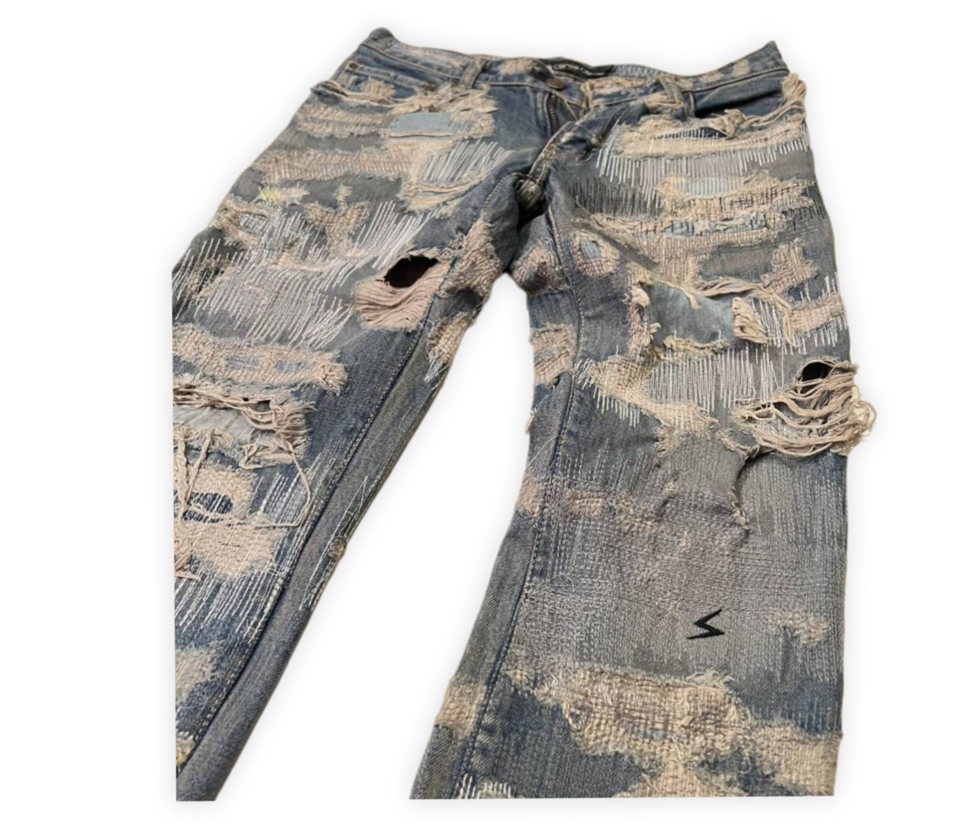 Undercover Undercover 85 Como Corso Blue Distressed Denim Size US 32 / EU 48 - 3 Thumbnail