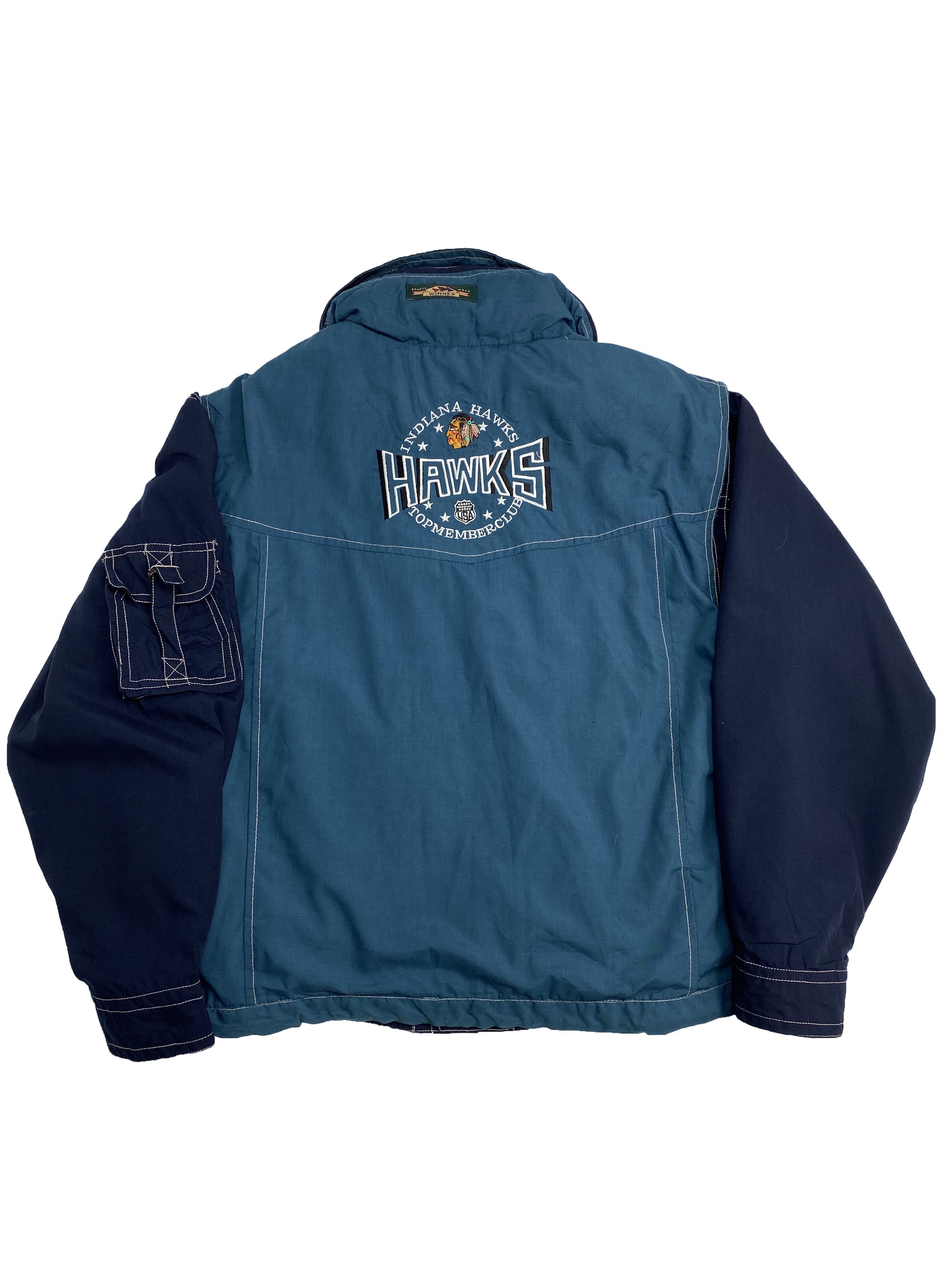 MLB × Vintage Indiana Hawks USA Vintage Multipocket Jacket & Vest Set Size US L / EU 52-54 / 3 - 2 Thumbnail