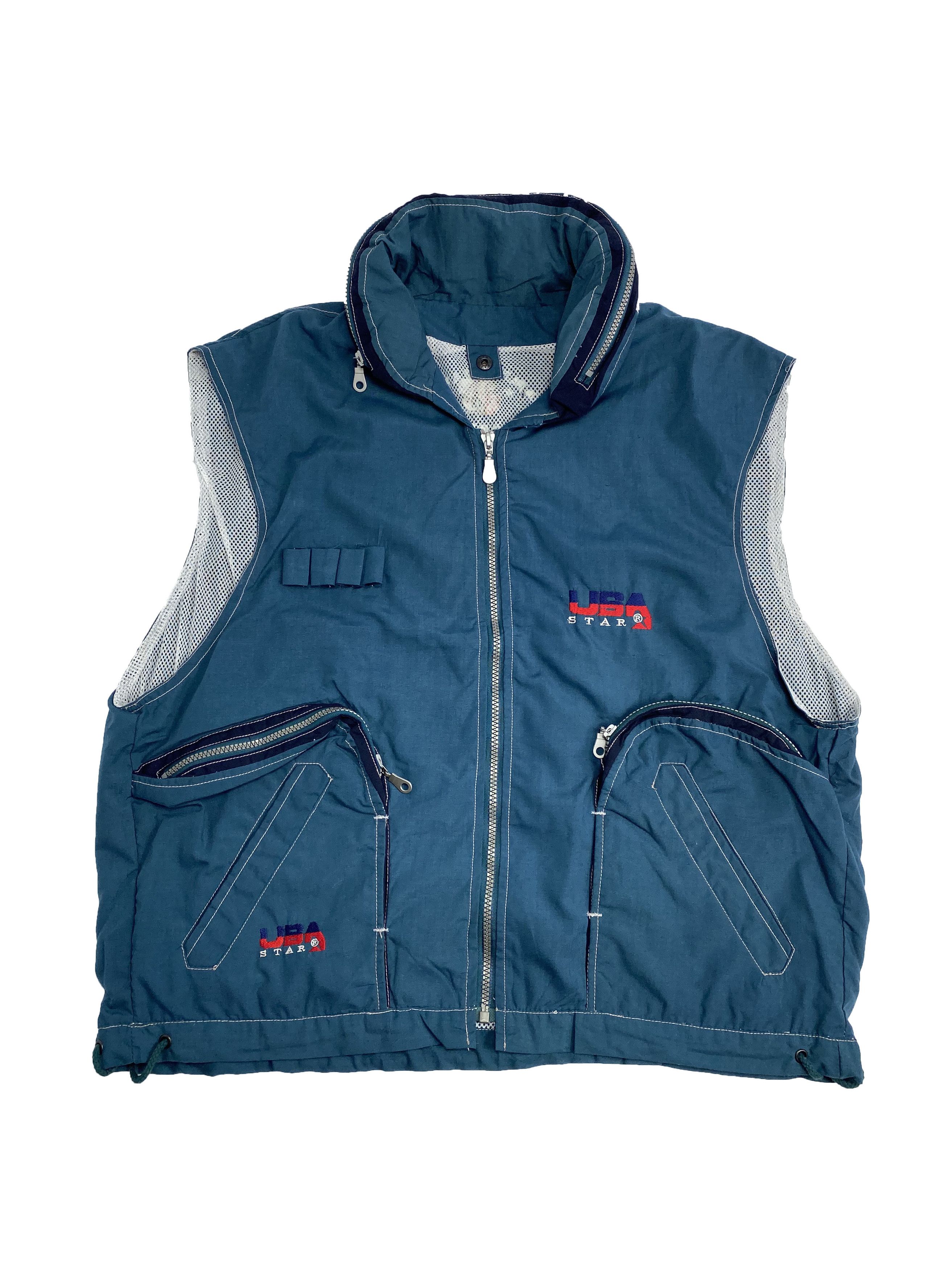 MLB × Vintage Indiana Hawks USA Vintage Multipocket Jacket & Vest Set Size US L / EU 52-54 / 3 - 3 Thumbnail